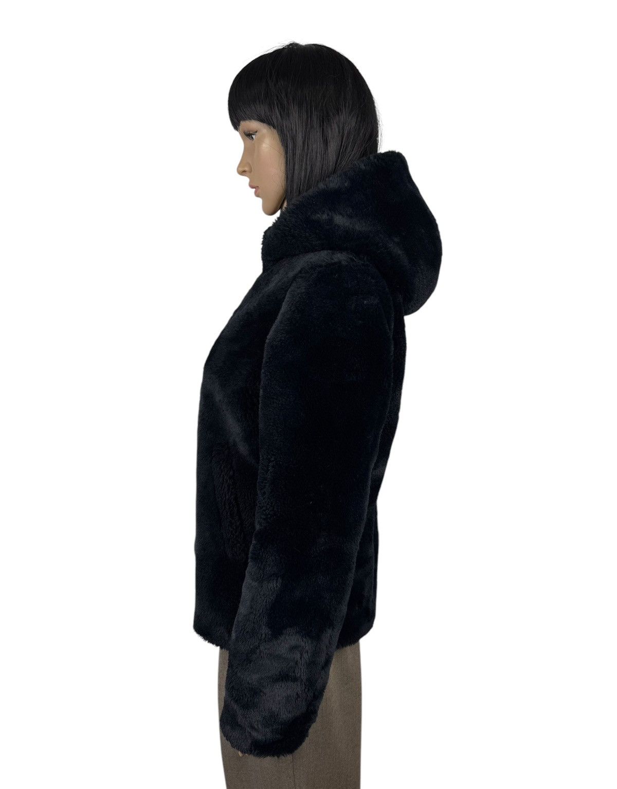 Other Claudie Pierlot Faux Fur Coat Hooded Full Zip size FR36 Size XS / US 0-2 / IT 36-38 - 10 Thumbnail
