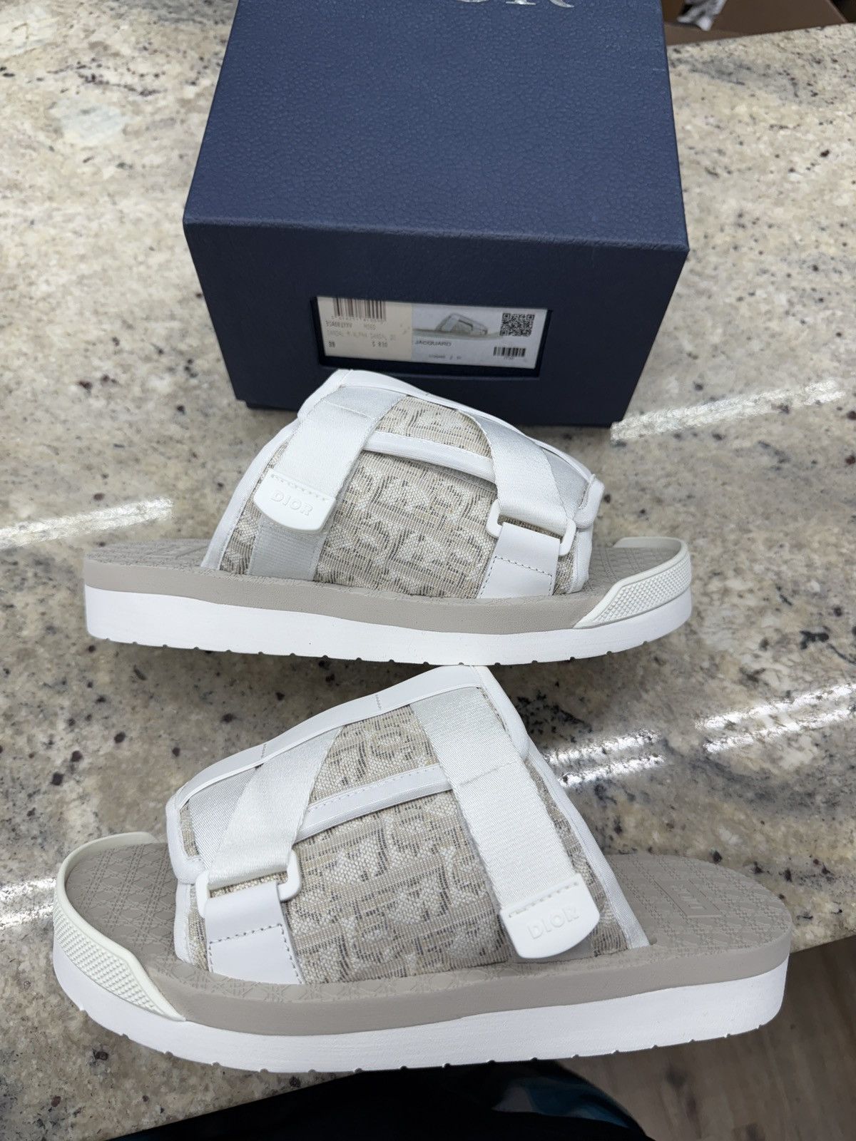 Christian Dior White Sandals