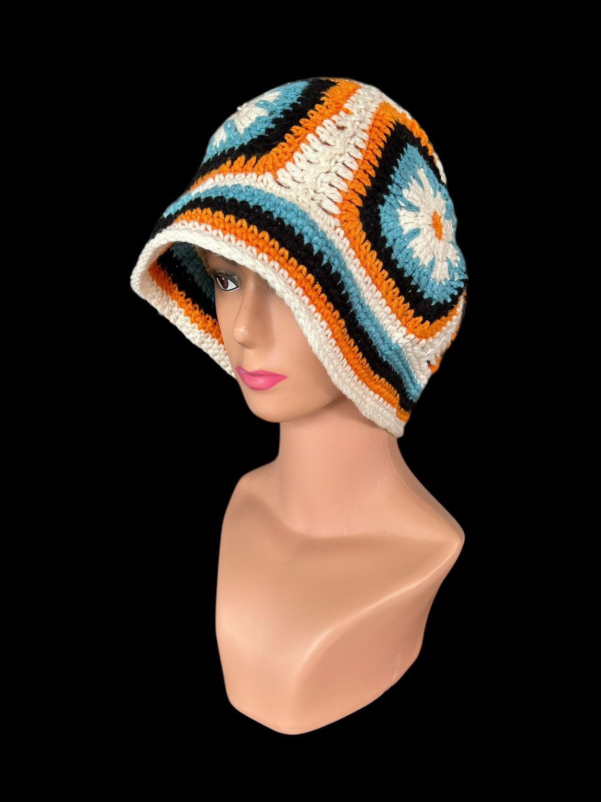 Japanese Brand × Kapital × Vintage Crochet Knitted Handmade Bucket Hats Size ONE SIZE - 5 Thumbnail