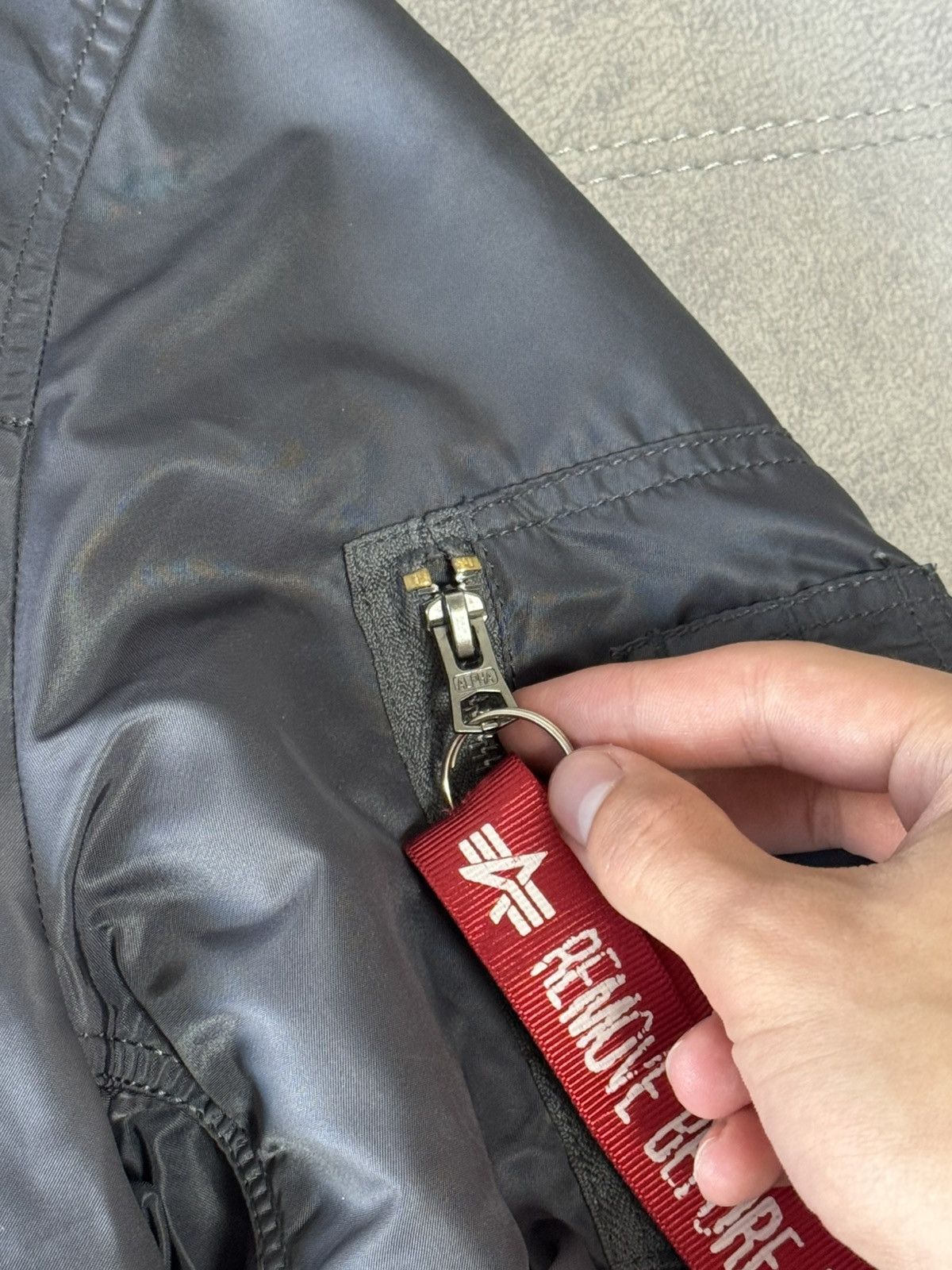 Alpha Industries × Vintage Vintage Alpha Industries MA-1 flyers bomber jacket military Size US S / EU 44-46 / 1 - 6 Thumbnail