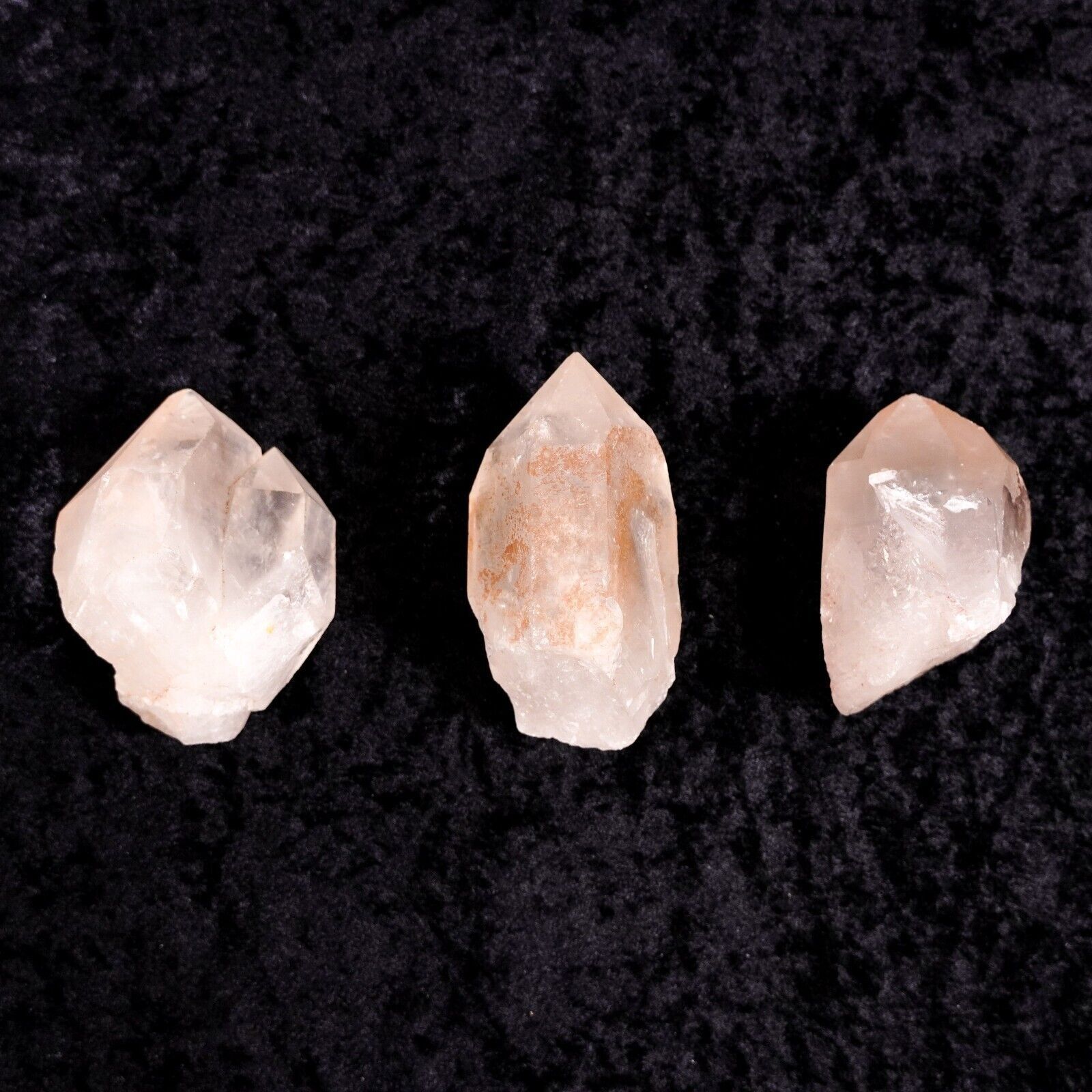 Other 3 Large Clear Quartz Crystal Point 3" Healing Gemstones Lot Size ONE SIZE - 3 Thumbnail