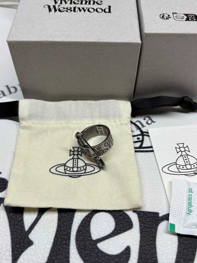 Vivienne Westwood Vivienne Westwood sizeS Don't Bother Ring-Gun Grey Size ONE SIZE - 3 Thumbnail