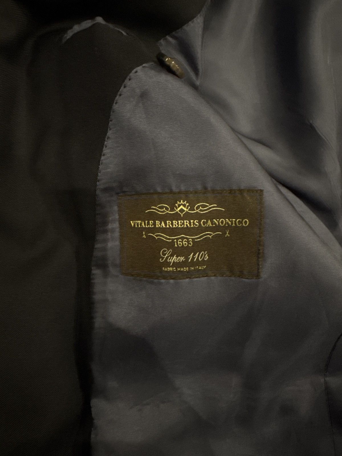 Suitsupply Navy Pure Wool Super 100’s [Italian Fabric] Size 50R - 3 Thumbnail