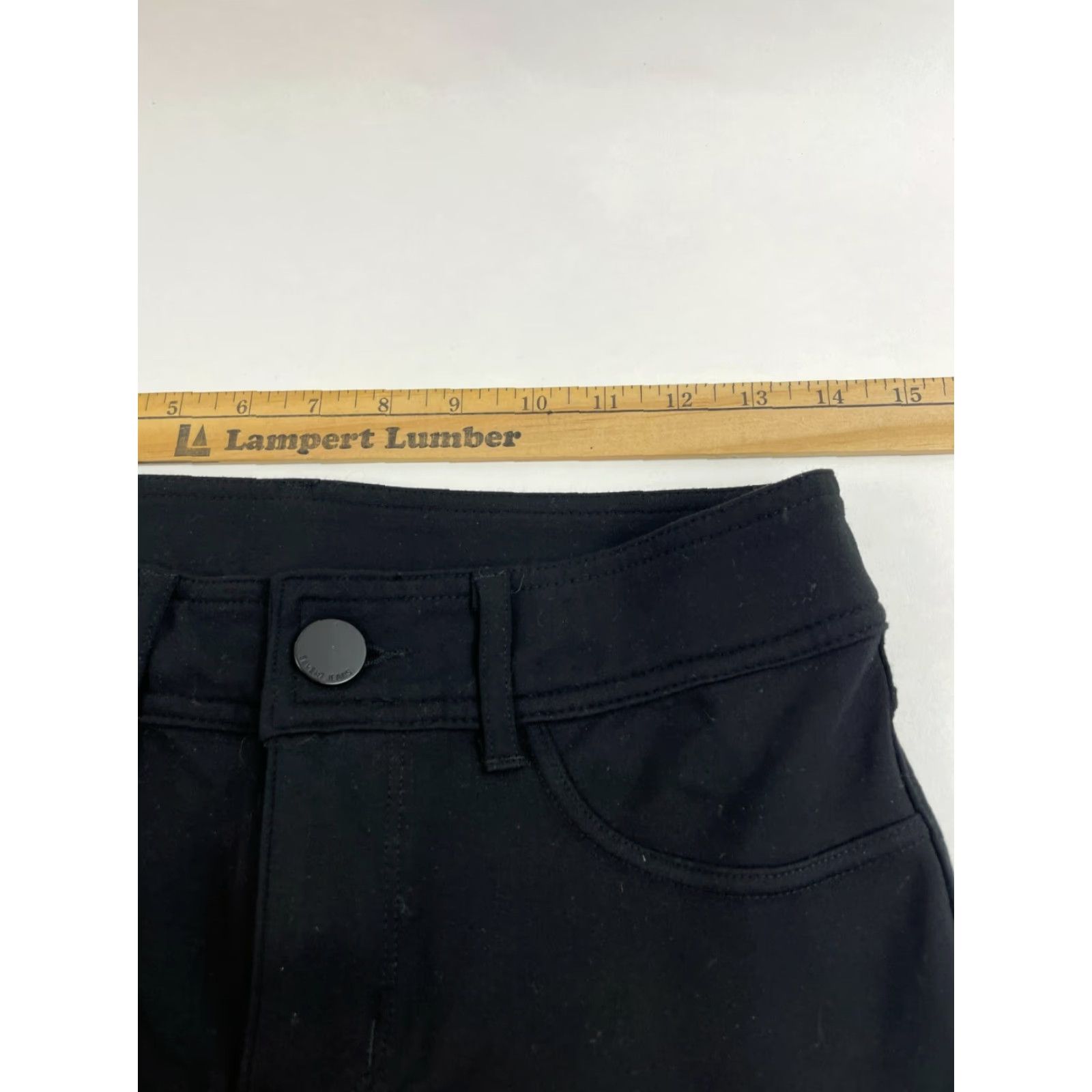 Vintage VINTAGE: No — Seven7 Jegging Women’s Size 6 Black Mid Rise Stretchy Skinny Jeans Pockets Size 28" / US 6 / IT 42 - 3 Thumbnail