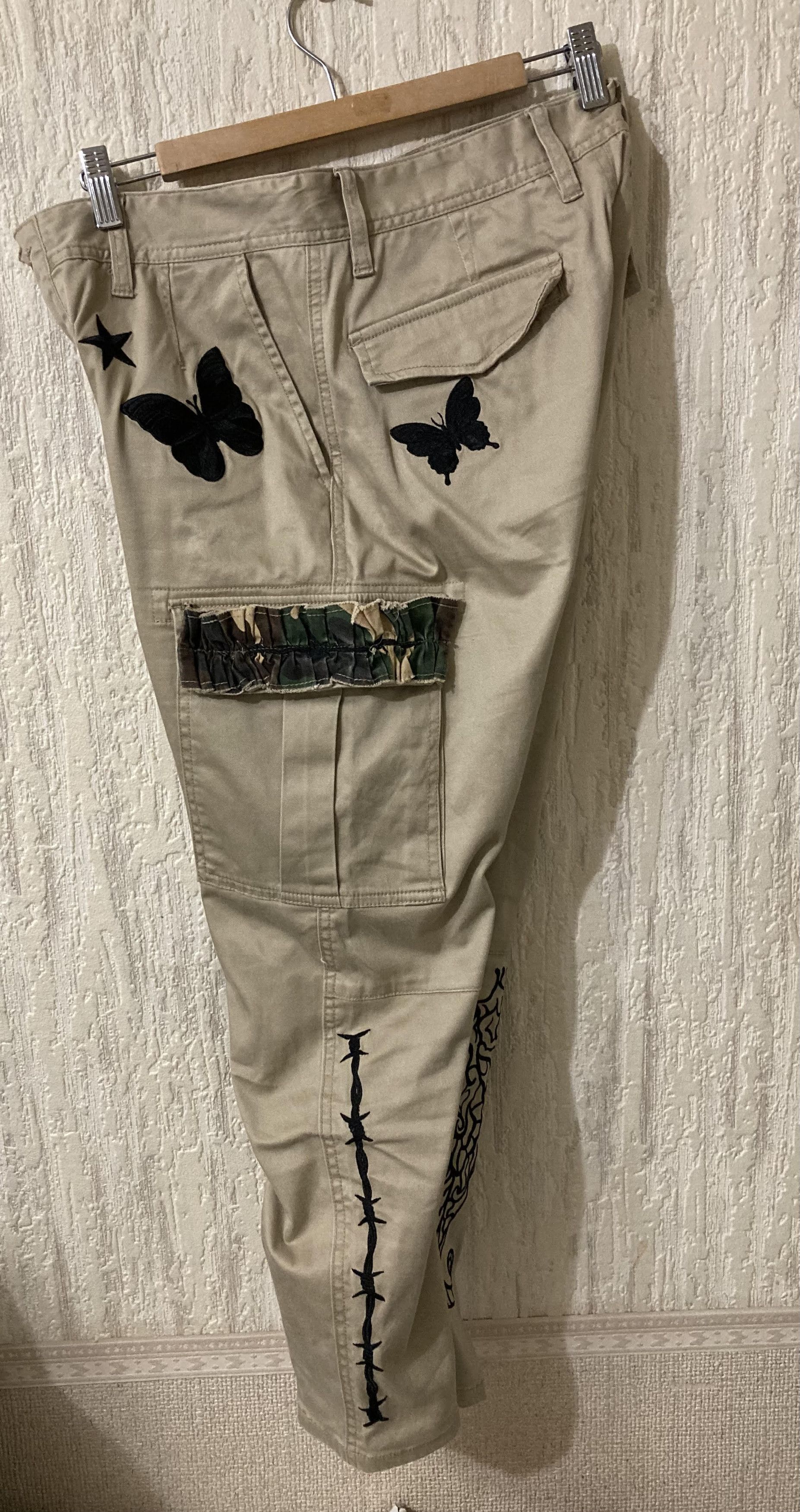 Replay Replay Rare Customized Cargo Style Icons Army Pants Size 29" - 14 Thumbnail