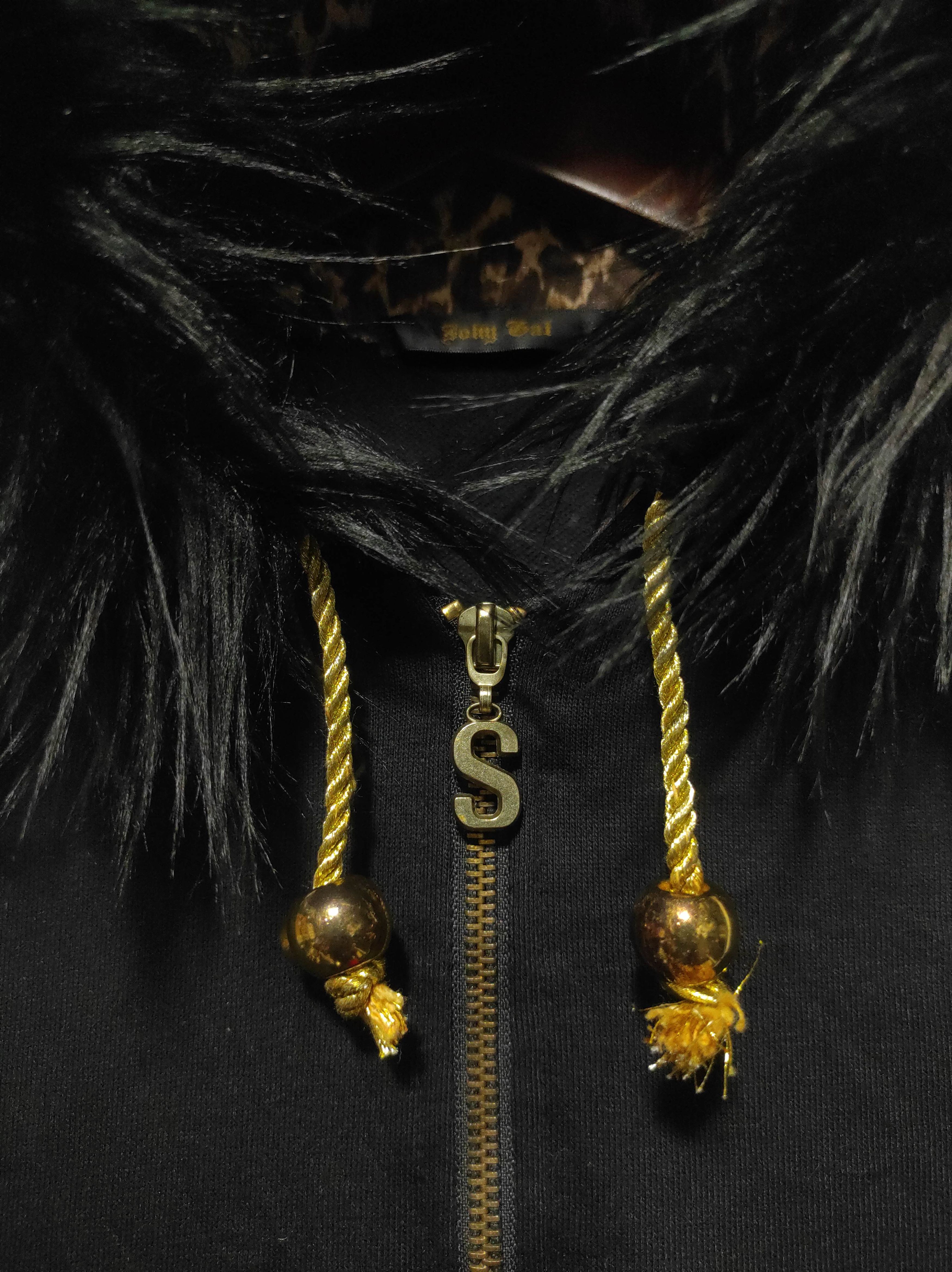 Hysteric Glamour Jolly Gal Half Zipper Fur Hoodie IfSixWasNine LGB style Size XS / US 0-2 / IT 36-38 - 4 Thumbnail
