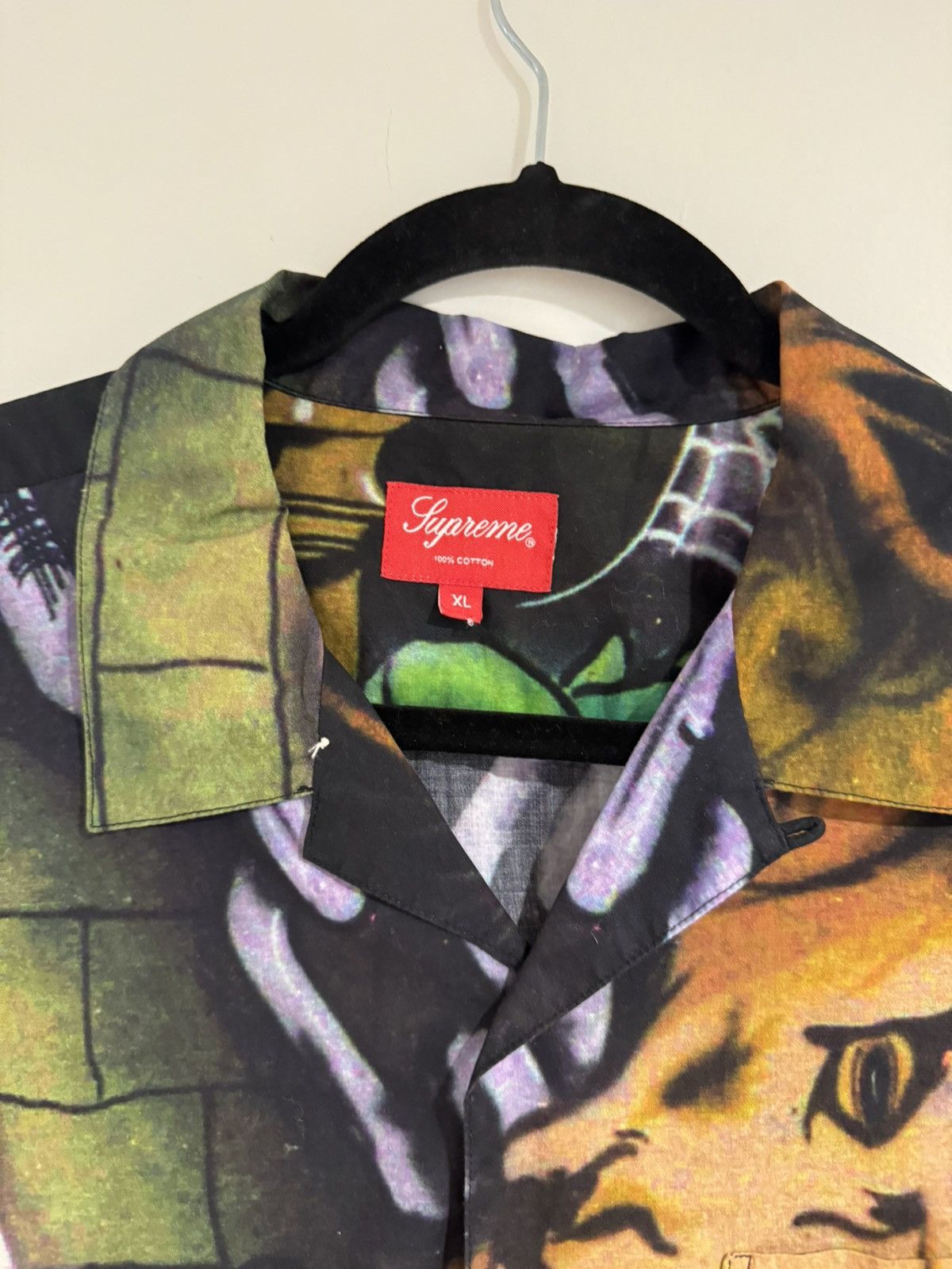 Supreme Supreme x Lee Quinones Lion Den Shirt Sz XL Worn 1X | Grailed