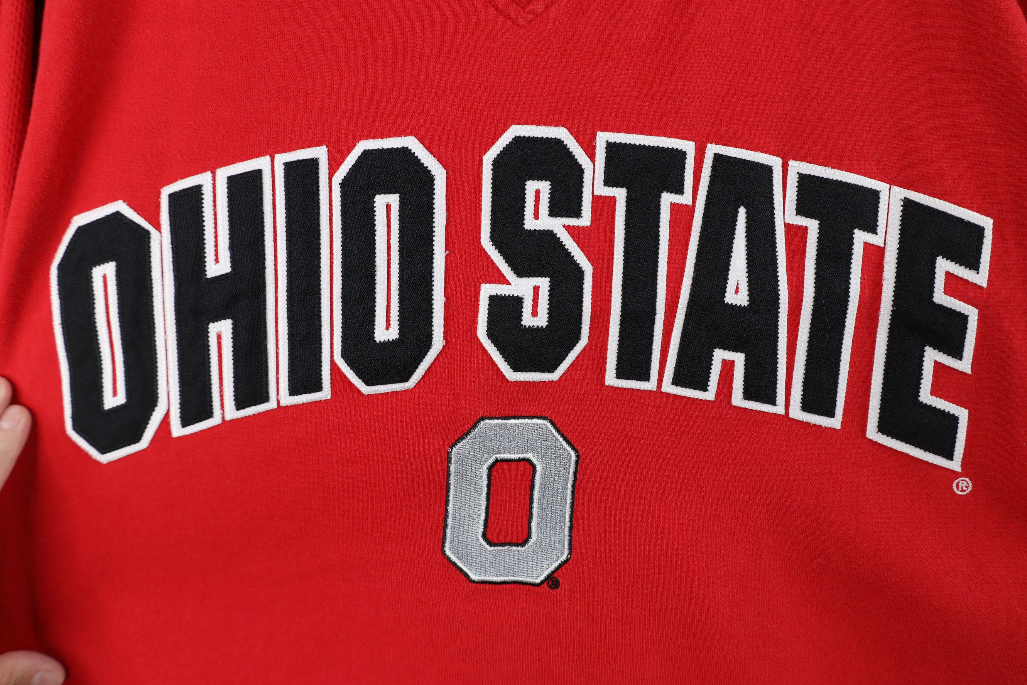 Vintage Vintage 90s State University Long Sleeve Jersey T-Shirt Red Size US XL / EU 56 / 4 - 4 Thumbnail