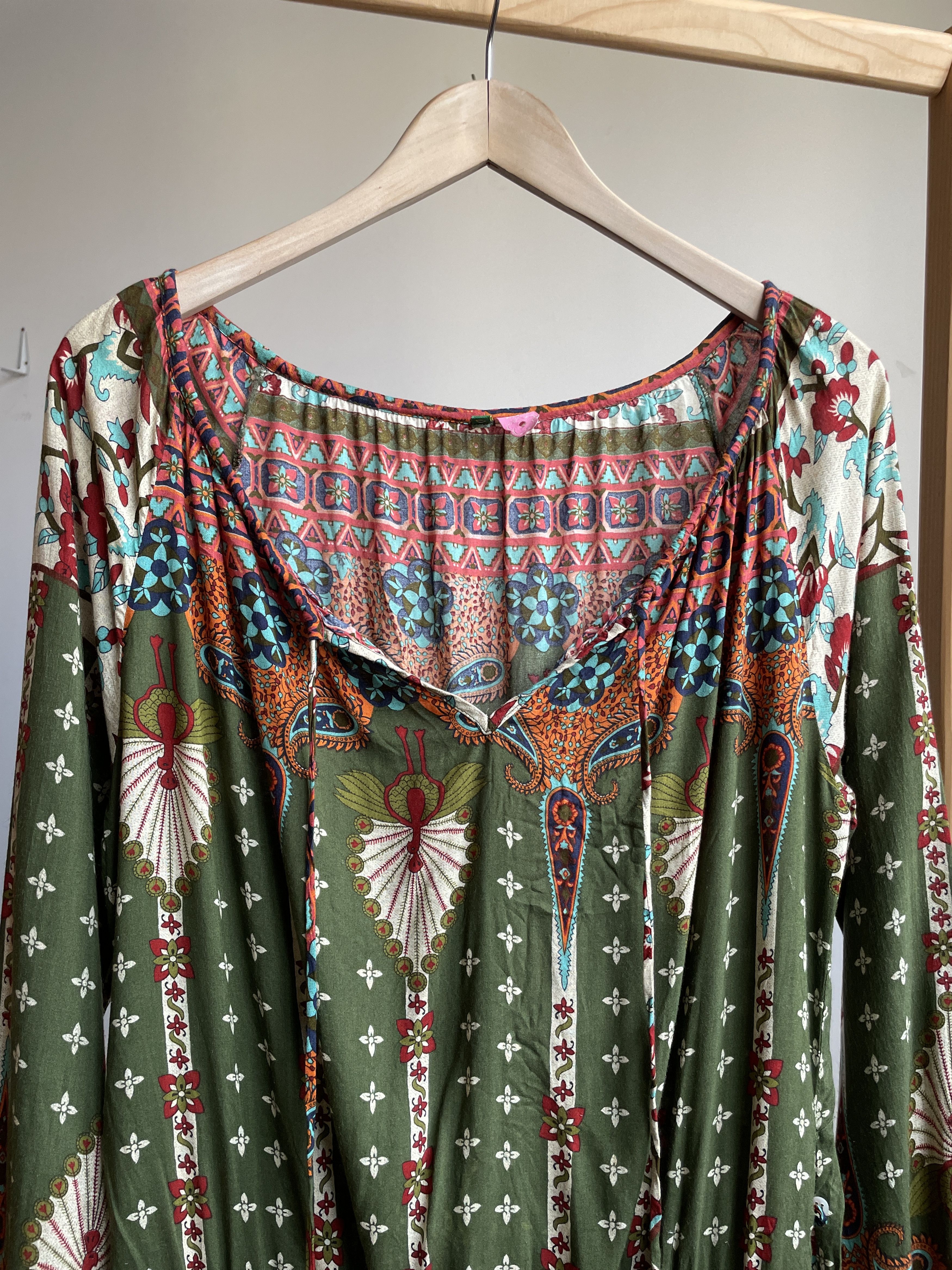 Farm Rio Farm Rio Viscose Long Sleeve Mini Dress Size P Size S / US 4 / IT 40 - 4 Thumbnail