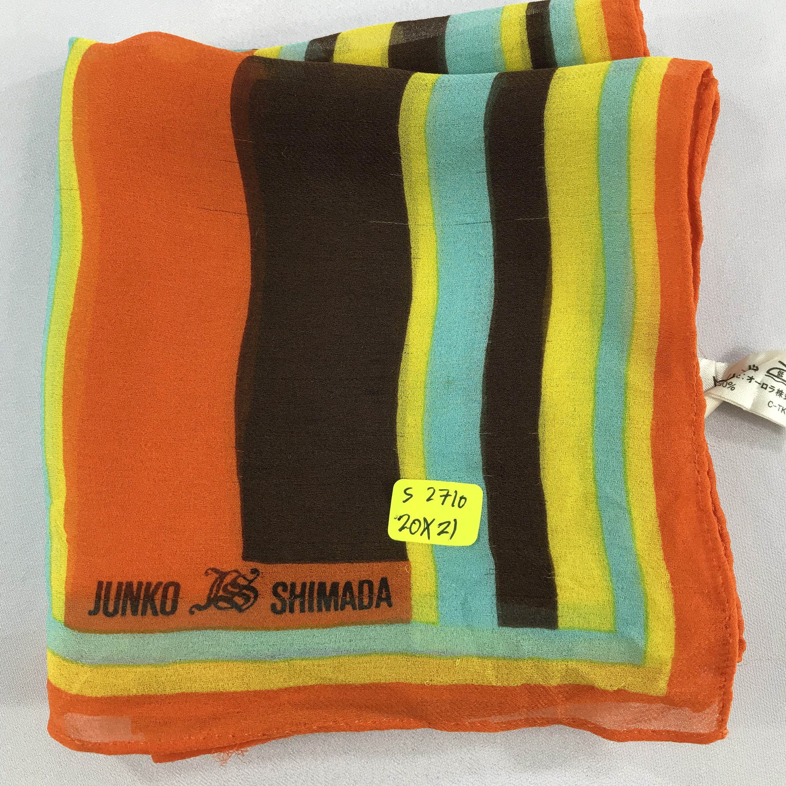 Junko Shimada × Vintage Junko Shimada Bandana / Handkerchief / Neckerchief - S2710 Size ONE SIZE - 5 Thumbnail