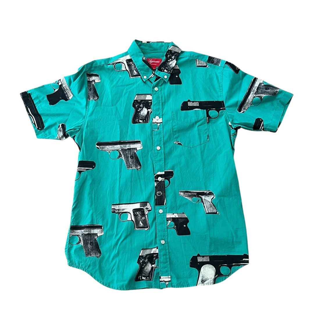 Supreme Supreme GUNS Button Up Shirt SS13 Size US L / EU 52-54 / 3 - 1 Thumbnail