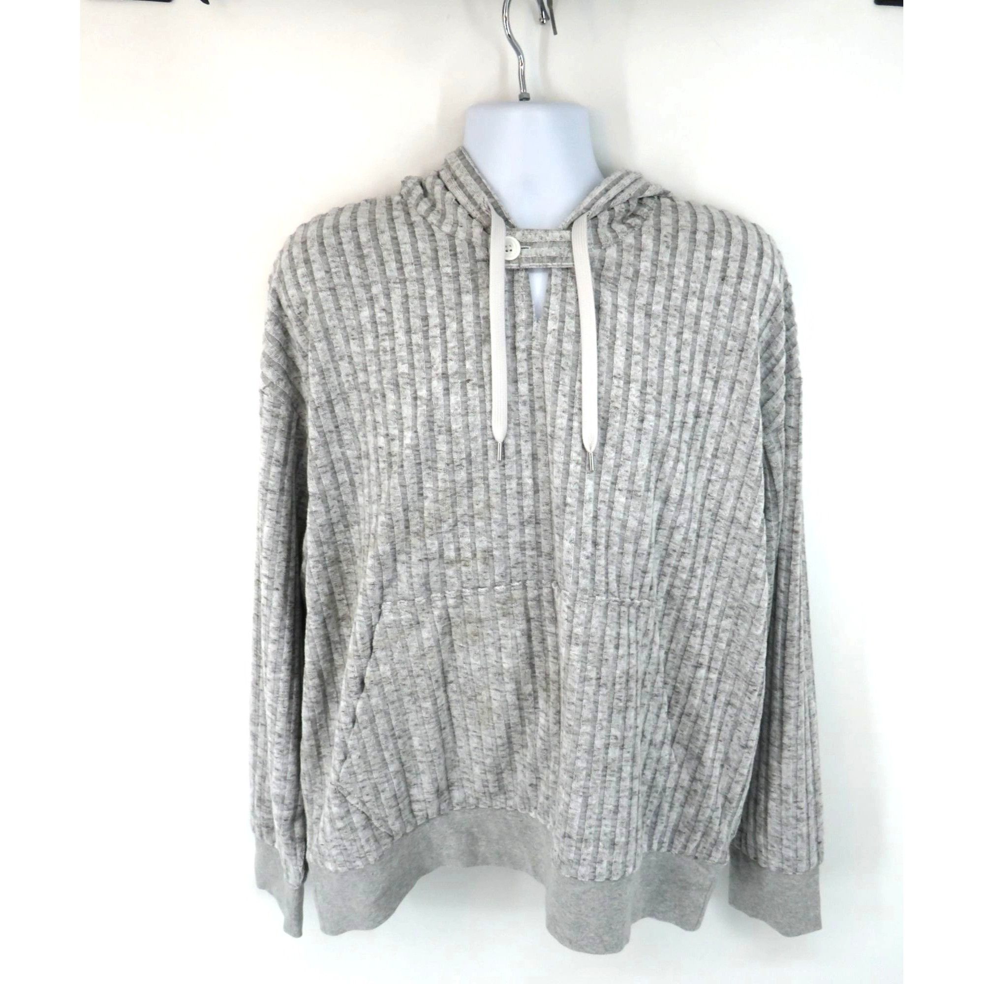 Club Monaco Club Monaco Men's Texture Gray Terry Hoodie XXL NWT $119.50 Size US XXL / EU 58 / 5 - 2 Thumbnail