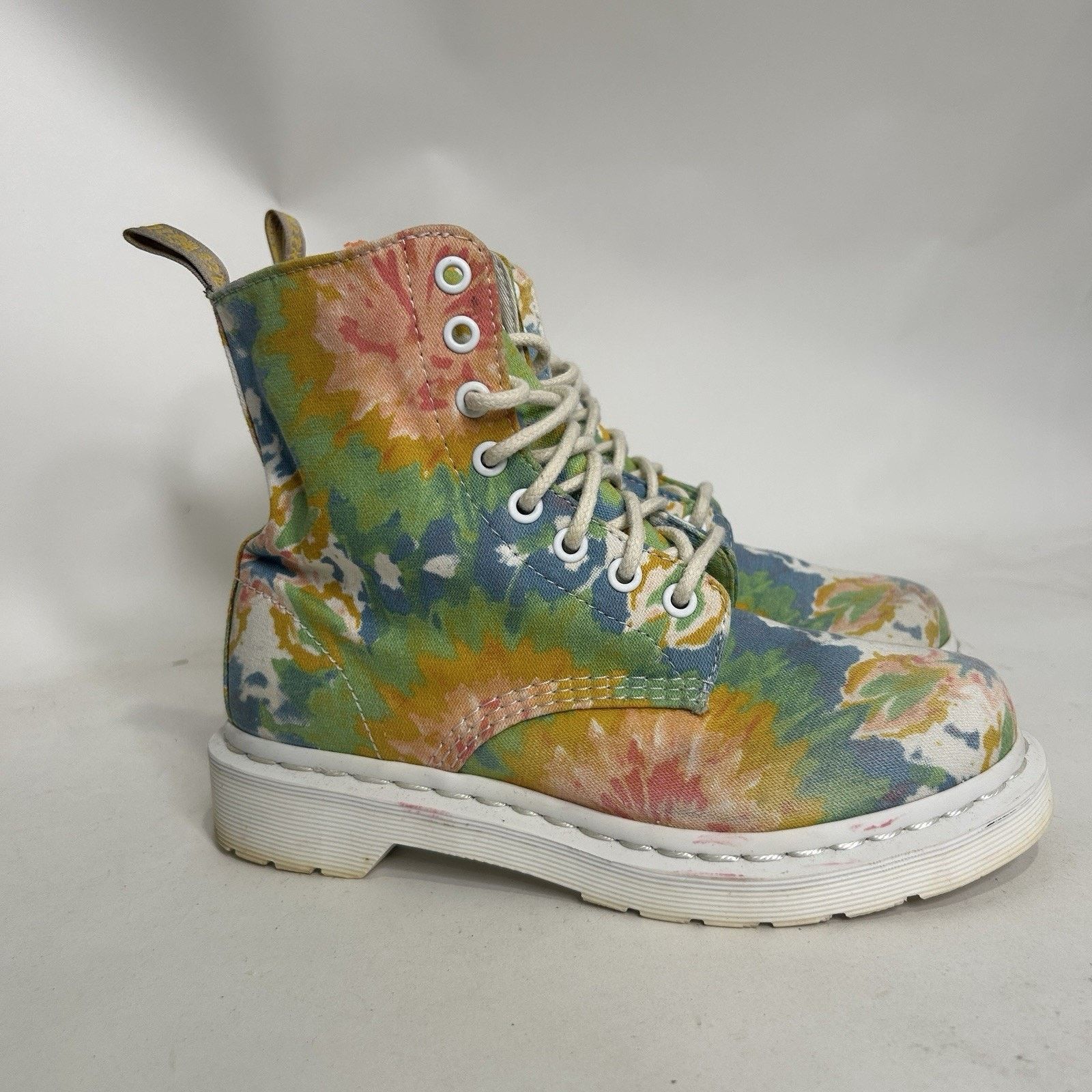Dr. Martens Dr. Martens Women's Page Boots “Pastel Tie-Dye” Size US 6 / IT 36 - 4 Thumbnail