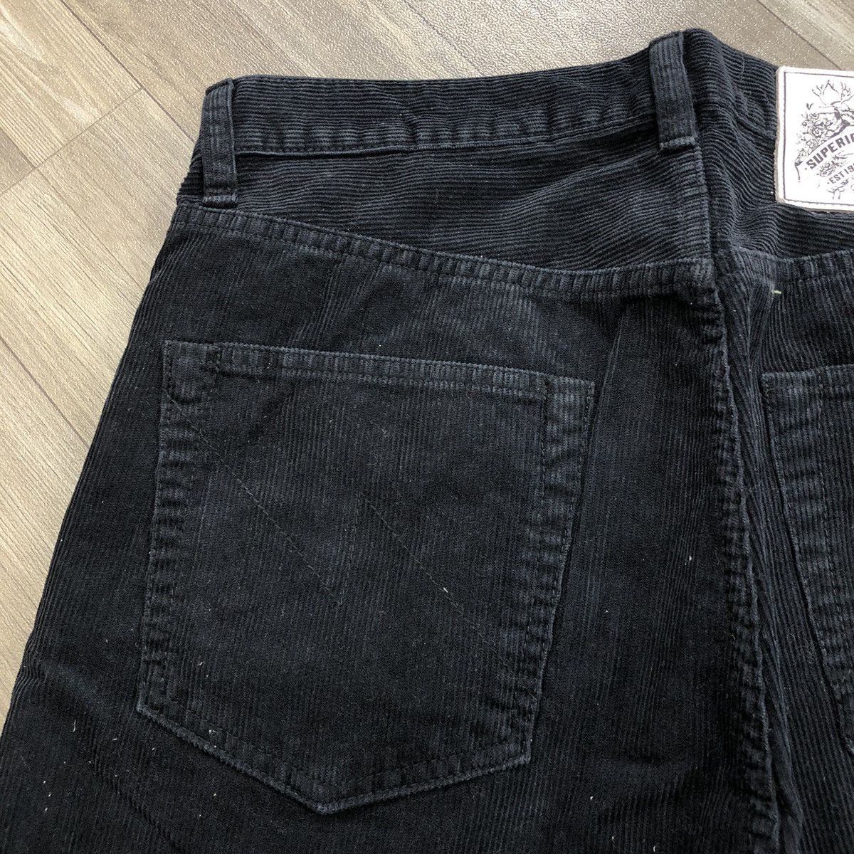 Japanese Brand × Neighborhood 2000s Neighborhood Black Corduroy Pants Size US 33 - 16 Thumbnail