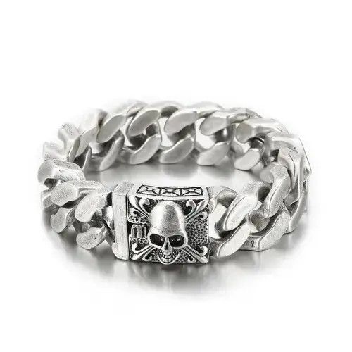 VIBE Big and Heavy Chunky Cuban Chain Bracelet Size ONE SIZE - 4 Thumbnail
