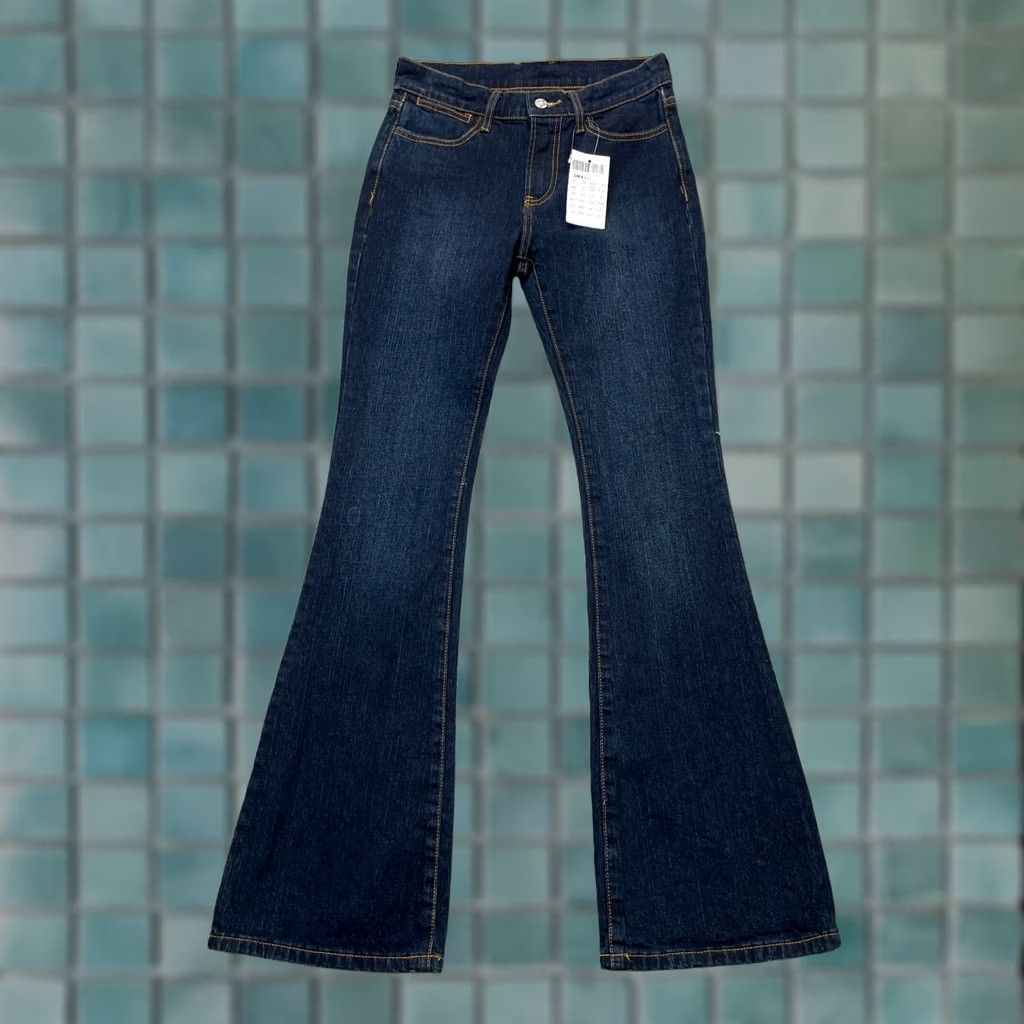 Denime J. Galt Jeans Womens Small Blue Bootcut Denim Cotton Medium Wash Shanghai Shirt Size 28" / US 6 / IT 42 - 1 Thumbnail
