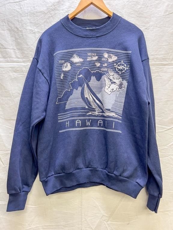 Vintage Vintage Hawaii Sweatshirt Tee Jays with Sears Tag Size US M / EU 48-50 / 2 - 1 Thumbnail