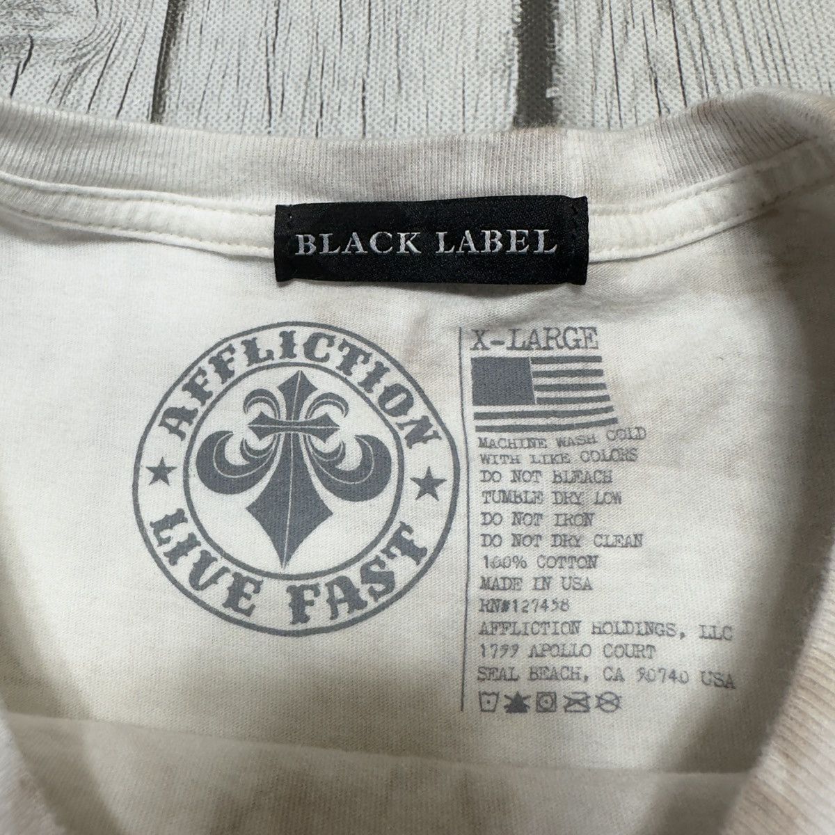 Affliction Affliction Black Label tee Size US XL / EU 56 / 4 - 5 Thumbnail