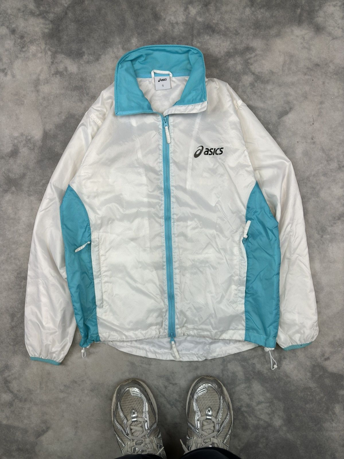 Asics × Vintage Vintage Asics Hoodie Half Zipper Windbreaker Size US M / EU 48-50 / 2 - 1 Thumbnail