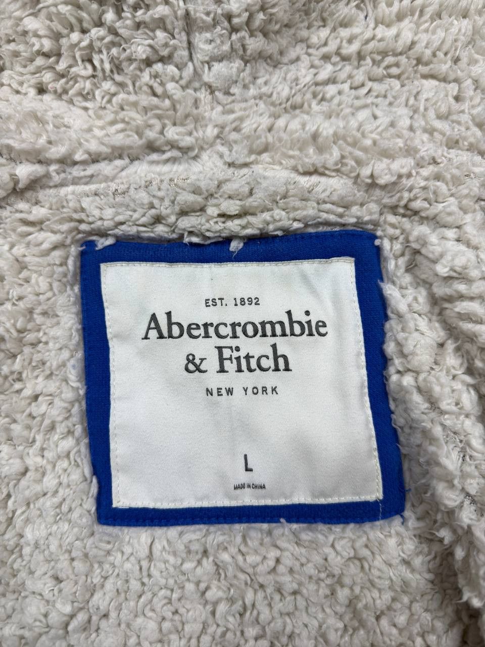 Abercrombie & Fitch Vintage Abercrombie Fitch Zip Hoodie Fur Fuzzy Full Mohair Size US L / EU 52-54 / 3 - 6 Thumbnail