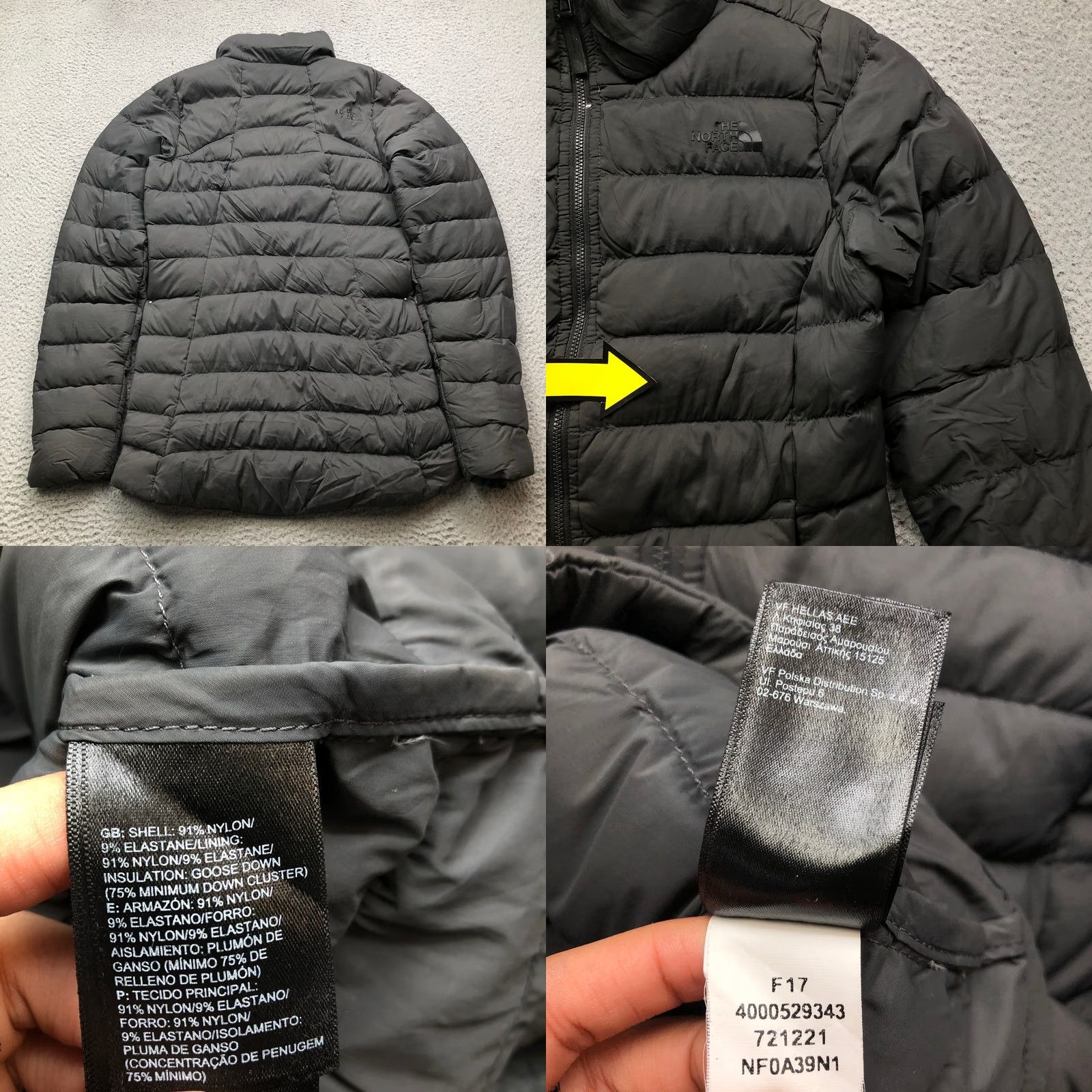 The North Face The North Face 550 Stretch Down Parka Jacket Womens XS Zip Black NF0A39N1 Size XS / US 0-2 / IT 36-38 - 8 Thumbnail