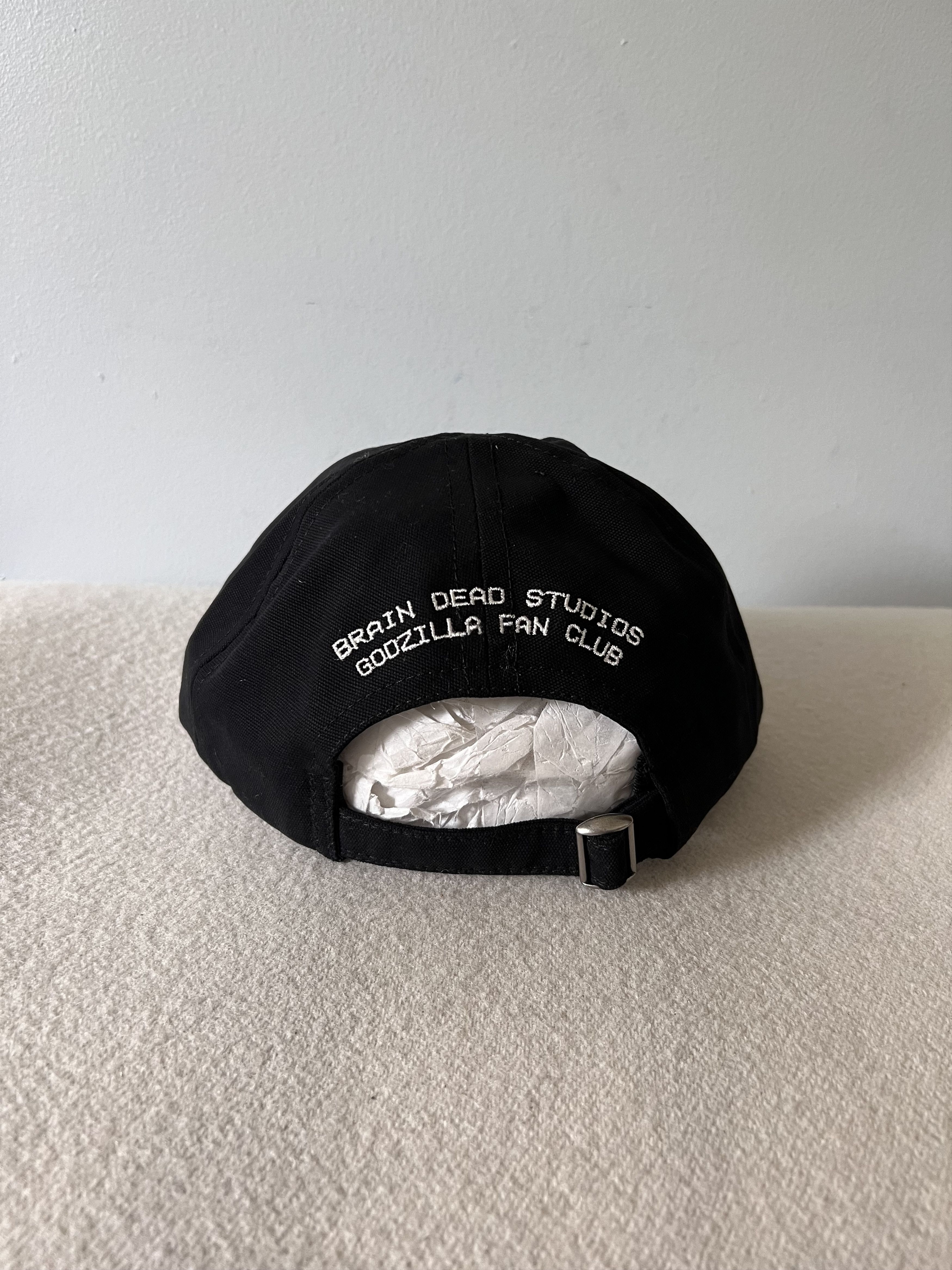 Brain Dead Brain Dead Godzilla Fan Club Engineer Hat in Black Size ONE SIZE - 4 Thumbnail
