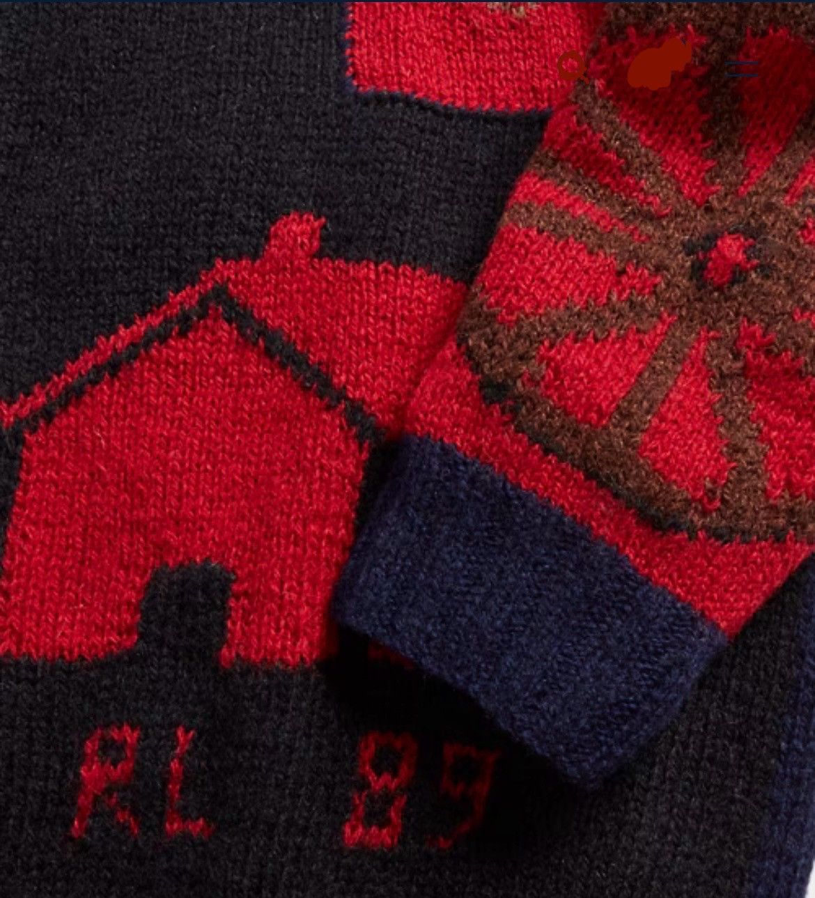 Polo Ralph Lauren × Ralph Lauren 🔥RARE Polo RL Country Patchwork Sweater Size US M / EU 48-50 / 2 - 4 Thumbnail