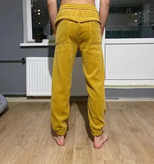 Jean Cotton Corduroy Pants Winter Men Casual Size US 27 - 2 Thumbnail