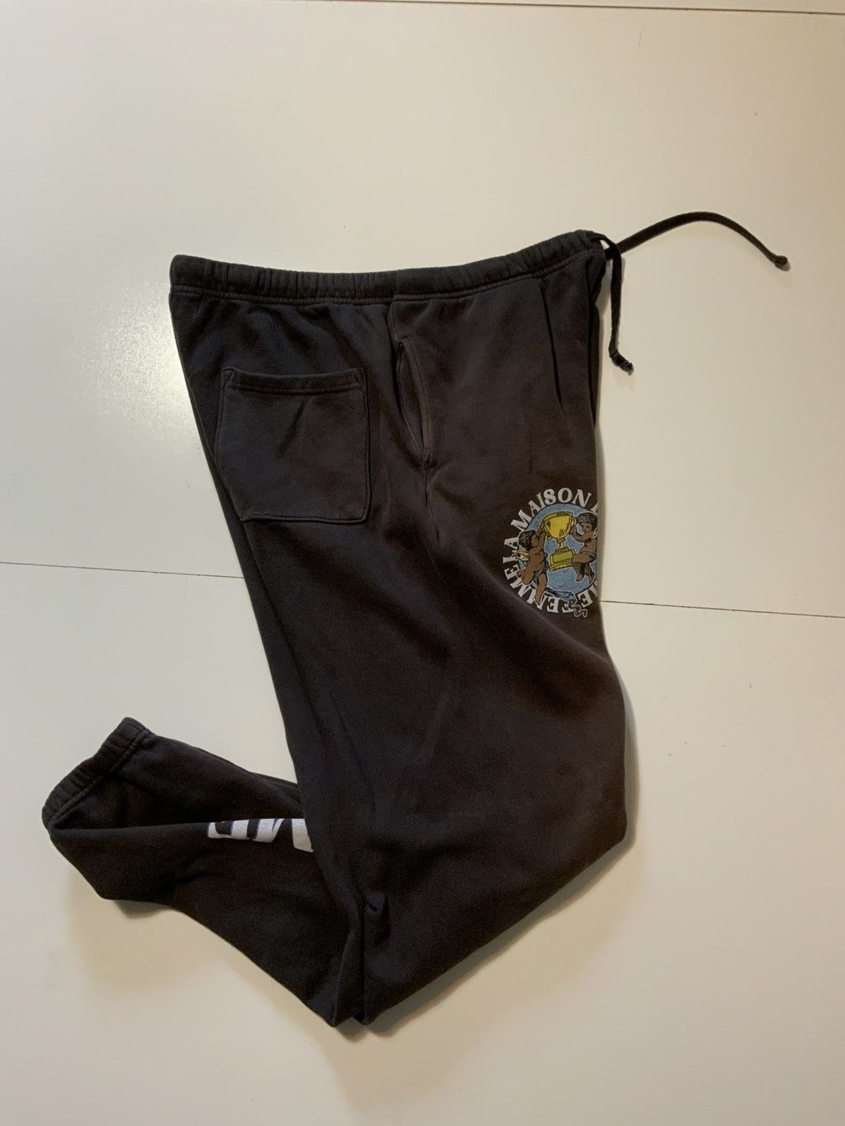 Homme + Femme La Homme Femme LA Maison Fleece Cherub Angel Jogger Sweatpants Size US 36 / EU 52 - 2 Thumbnail