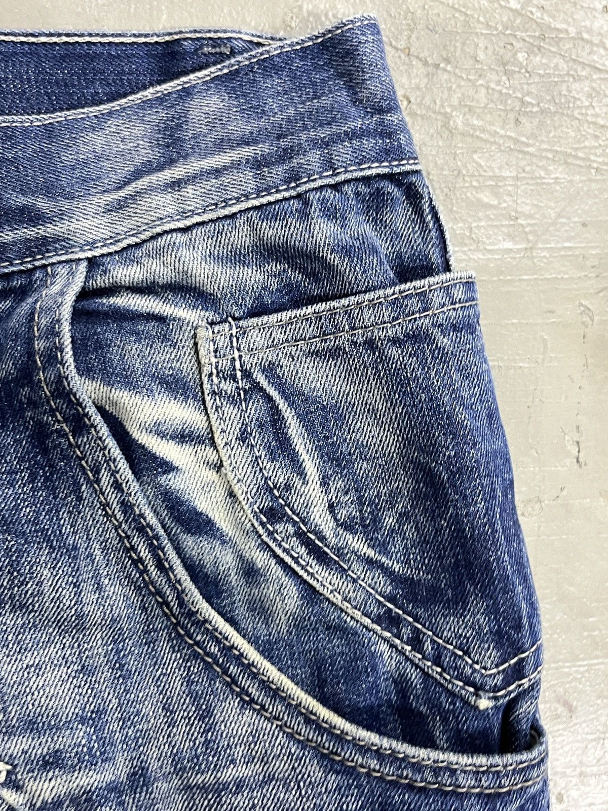 Dirk Bikkembergs Dirk Bikkembergs Vintage Denim LGB style Tactical Pants Size US 34 / EU 50 - 5 Thumbnail