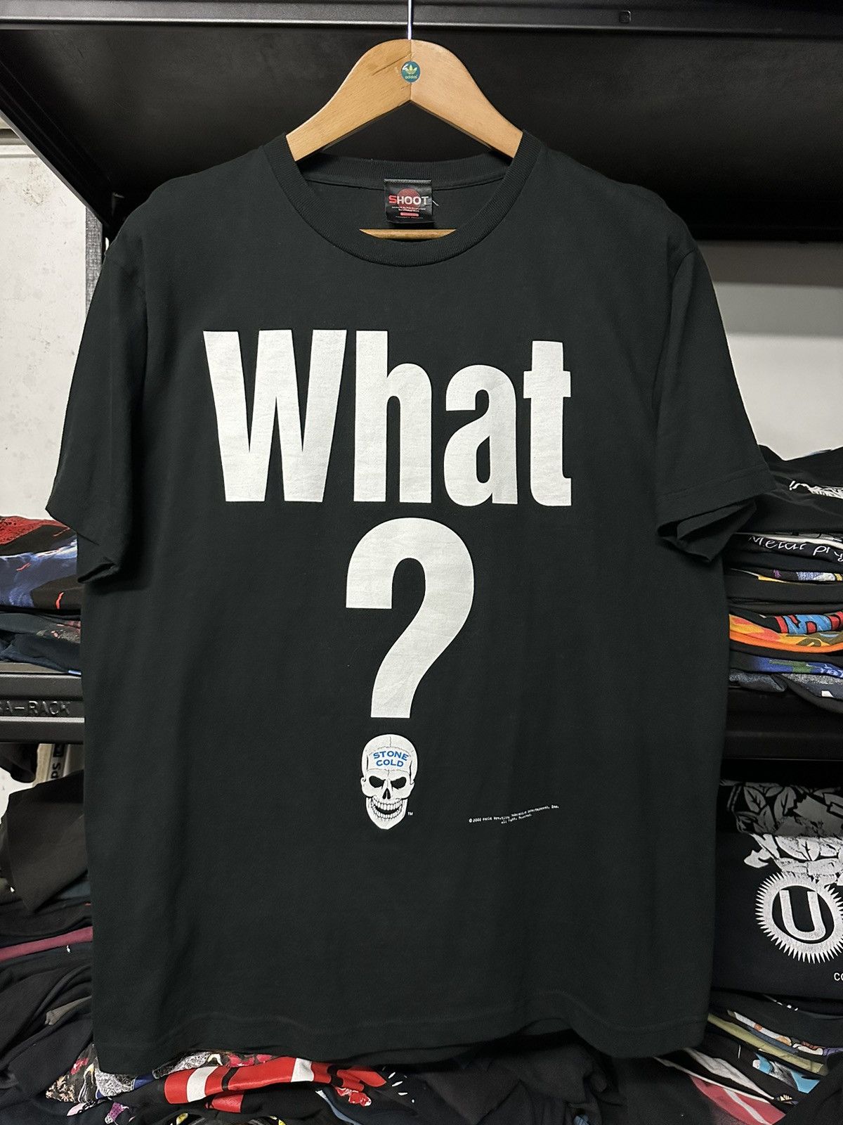 Vintage Vintage Stone Cold What? Wrestling Faded Tee Size US L / EU 52-54 / 3 - 3 Thumbnail