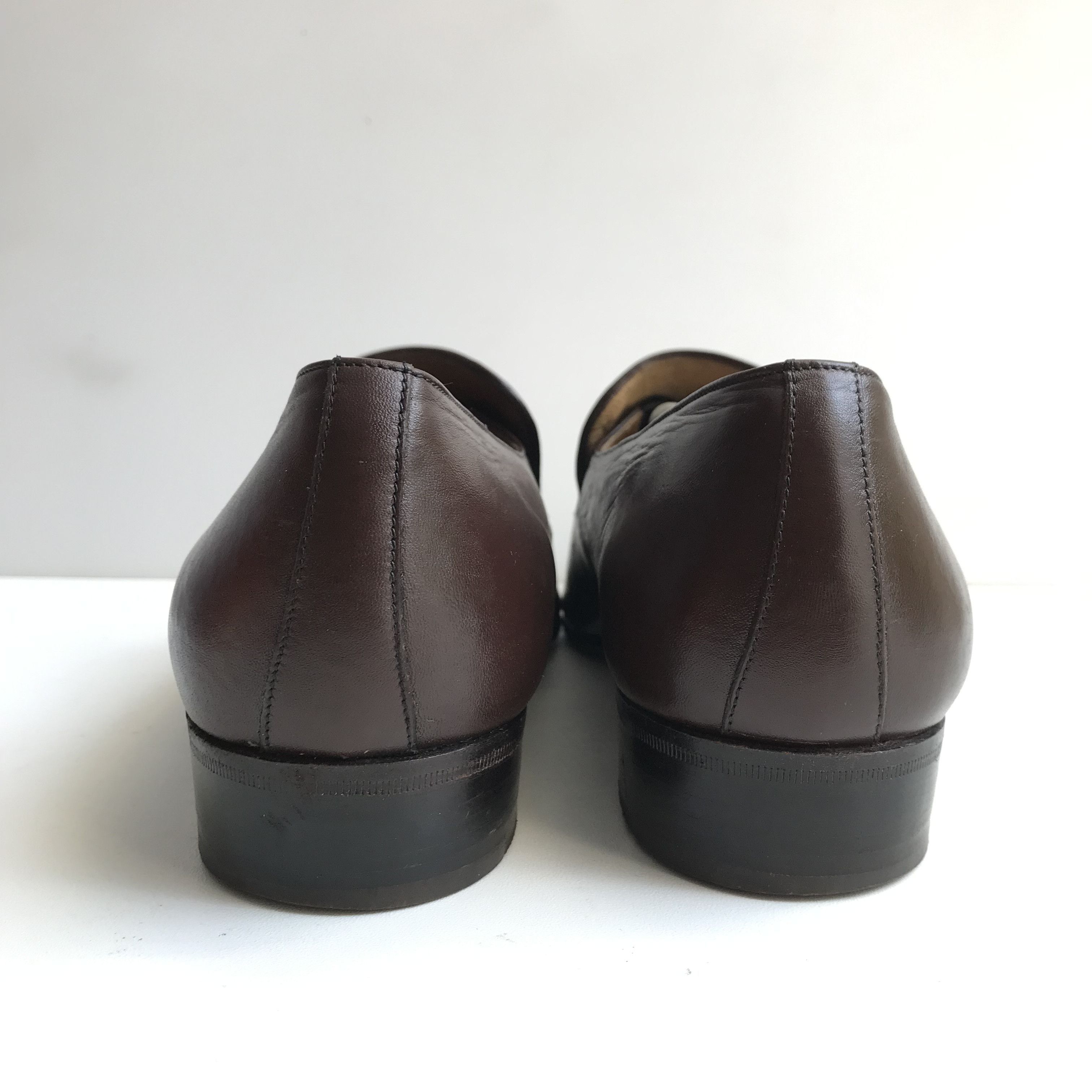 Designer Vintage Mario Minardi italian Penny Loafer Tassle brown Size US 8 / EU 41 - 5 Thumbnail