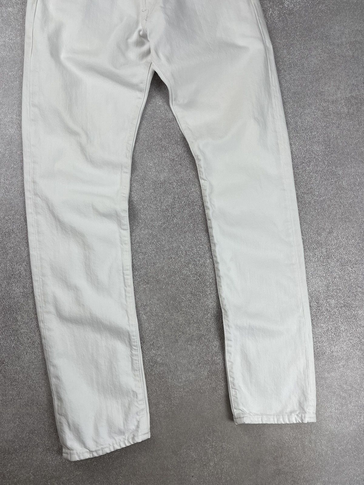 Polo Ralph Lauren × Ralph Lauren Polo Ralph Lauren White Denim Jeans Size 31x32 Size US 31 - 3 Thumbnail