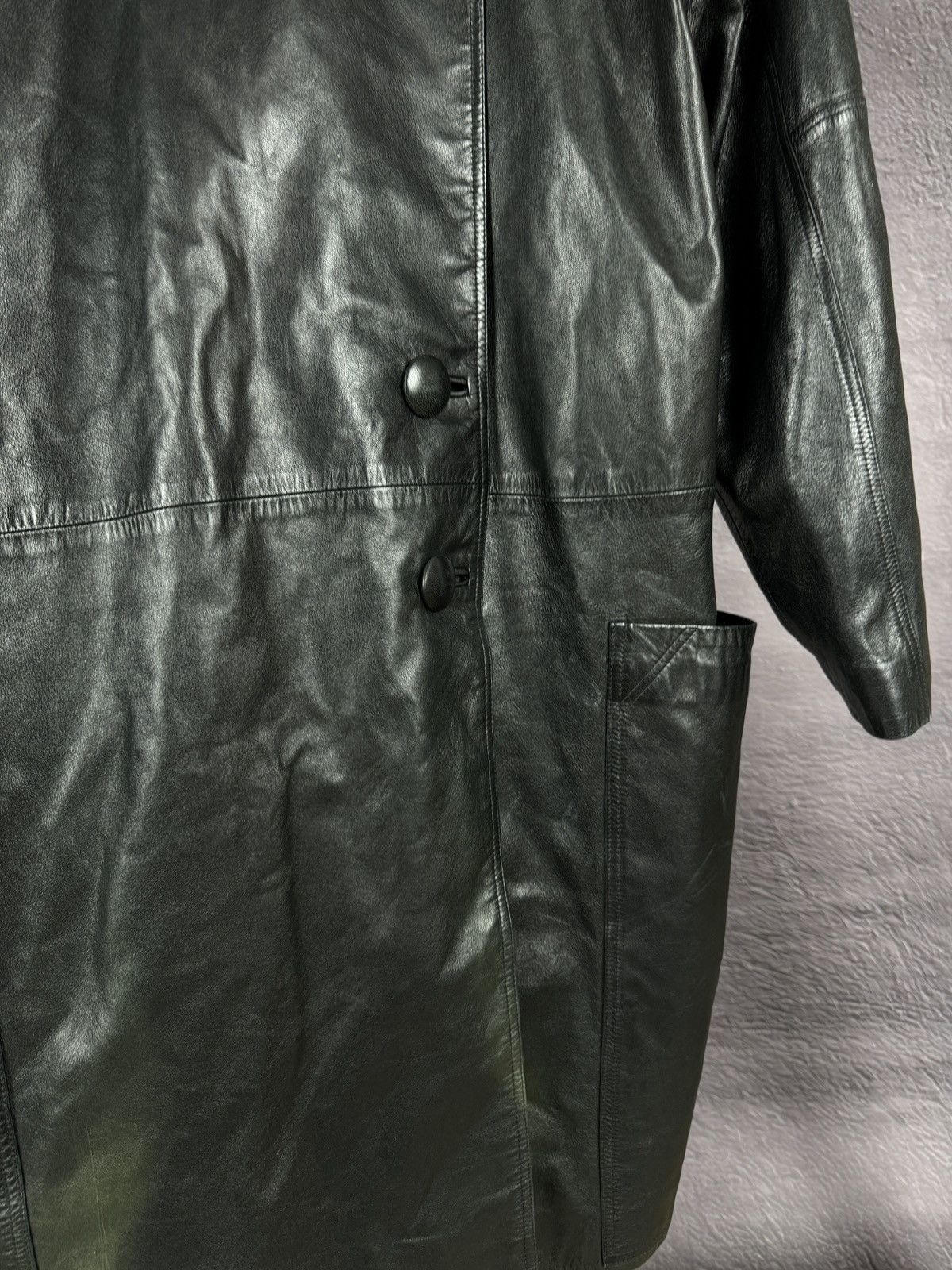Other Zilli Made in France vintage pointaire creation leather coat Size ONE SIZE - 15 Thumbnail