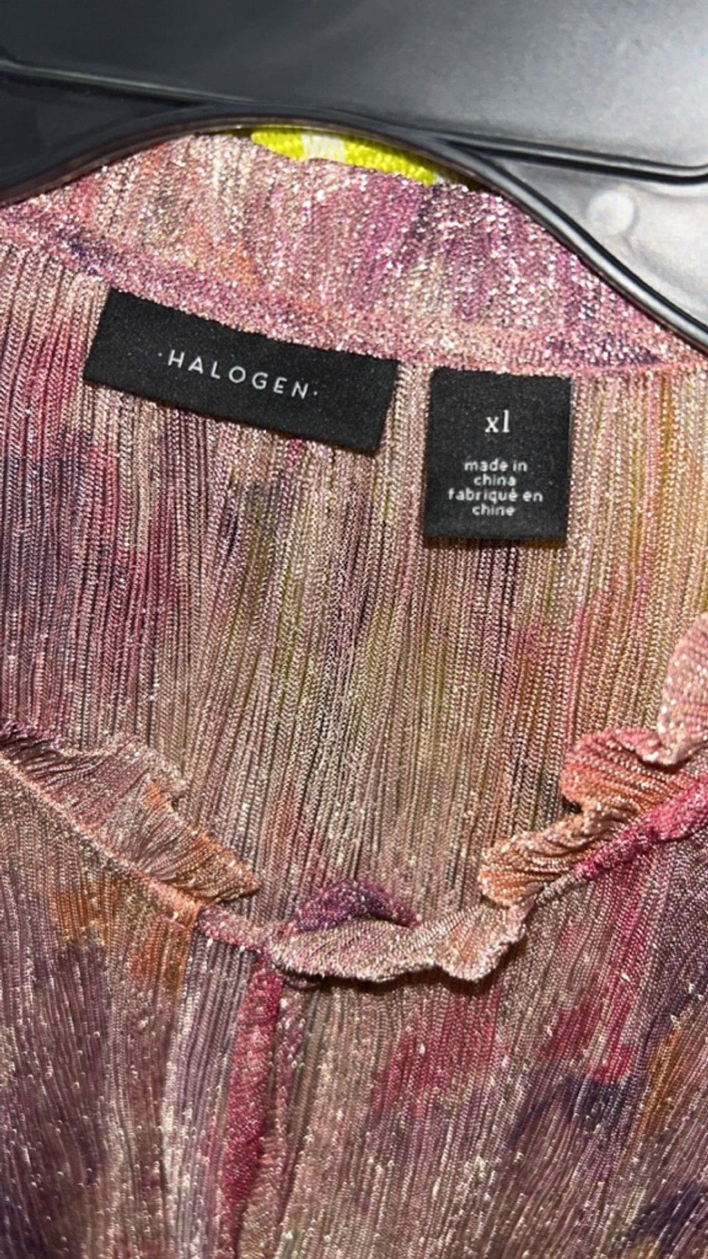 Other Women's HALOGEN Pink Gold Metallic Blouse XL Size XL / US 12-14 / IT 48-50 - 4 Thumbnail