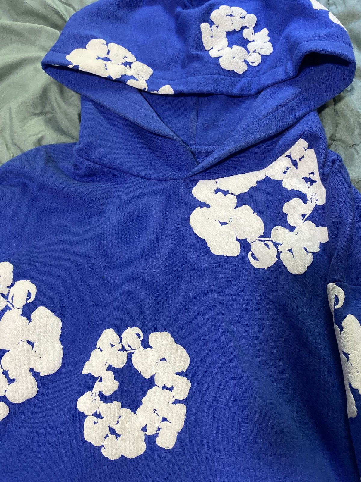 DENIM TEARS Denim Tears Blue Cotton Wreath Hoodie Size US M / EU 48-50 / 2 - 4 Thumbnail