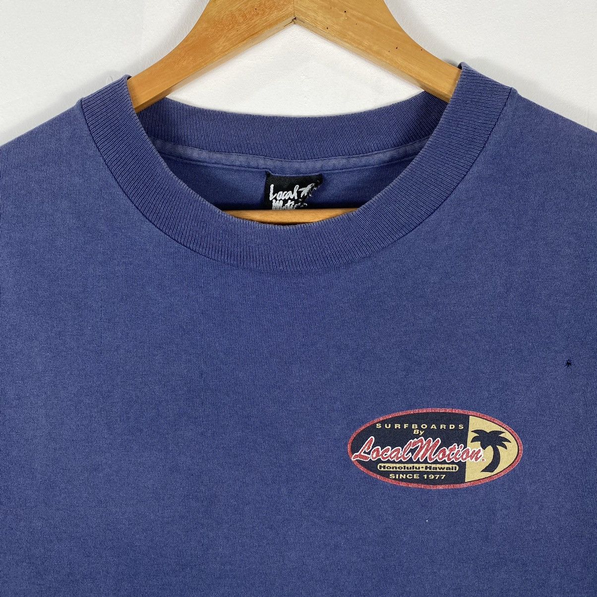 Vintage Vintage 90's LOCAL MOTION SURFBOARDS Honolulu-Hawaii Tee Size US L / EU 52-54 / 3 - 7 Thumbnail