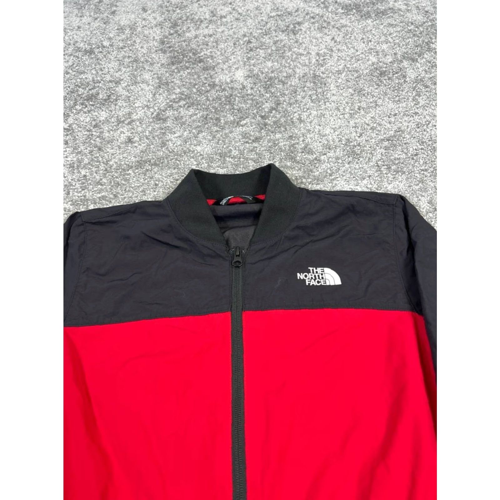 The North Face The North Face Windwall Flybae Jacket Womens XS Red Full Zip Bomber Jacket Size XS / US 0-2 / IT 36-38 - 2 Thumbnail