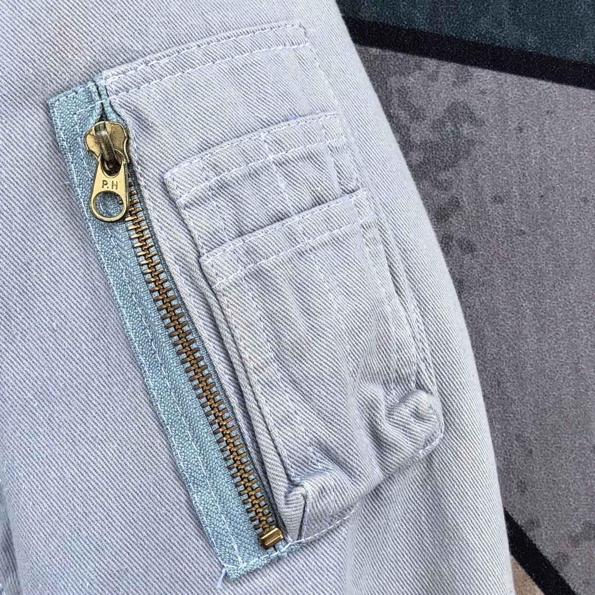 Pink House Vintage Pink House Sun Faded Bomber Jacket Size US M / EU 48-50 / 2 - 13 Thumbnail