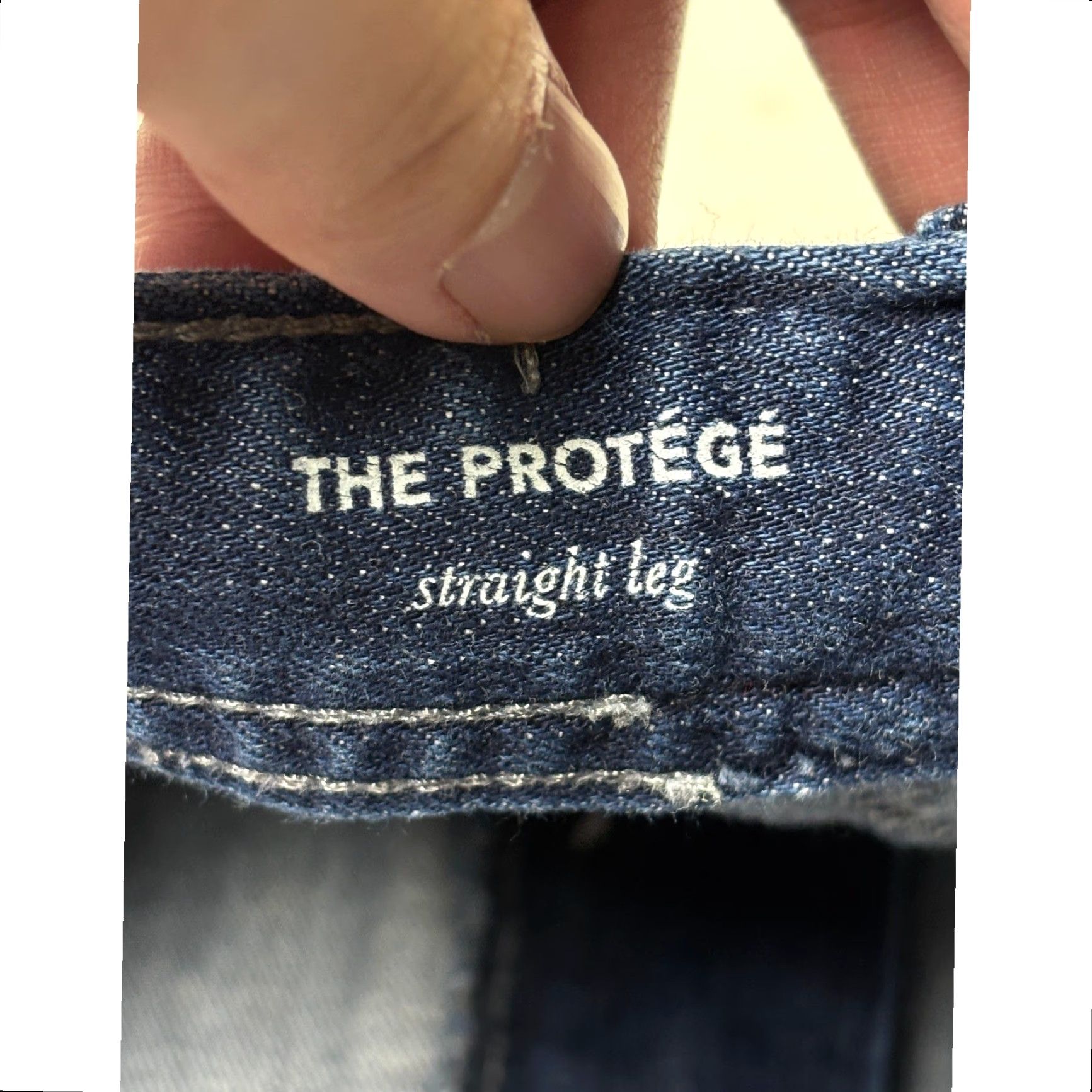 Vintage AG Adriano Goldschmied The Protégé Jeans Men's 38x30 Straight Leg Dark Wash Size US 38 / EU 54 - 5 Thumbnail