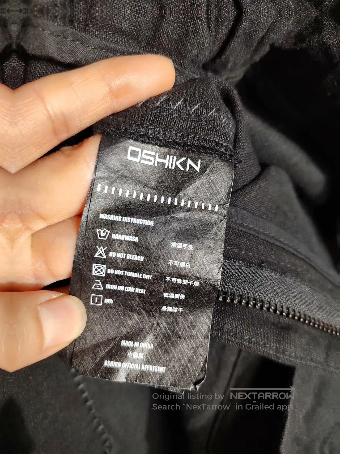 Japanese Brand Black Cargo Pants with Multiple Pockets. Size US 28 / EU 44 - 8 Thumbnail