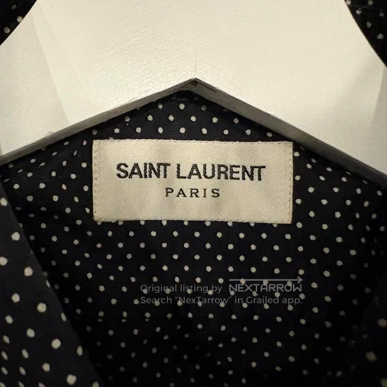 Saint Laurent Paris Saint Laurent Paris size 37 Polka Dot Shirt Size US XS / EU 42 / 0 - 6 Thumbnail