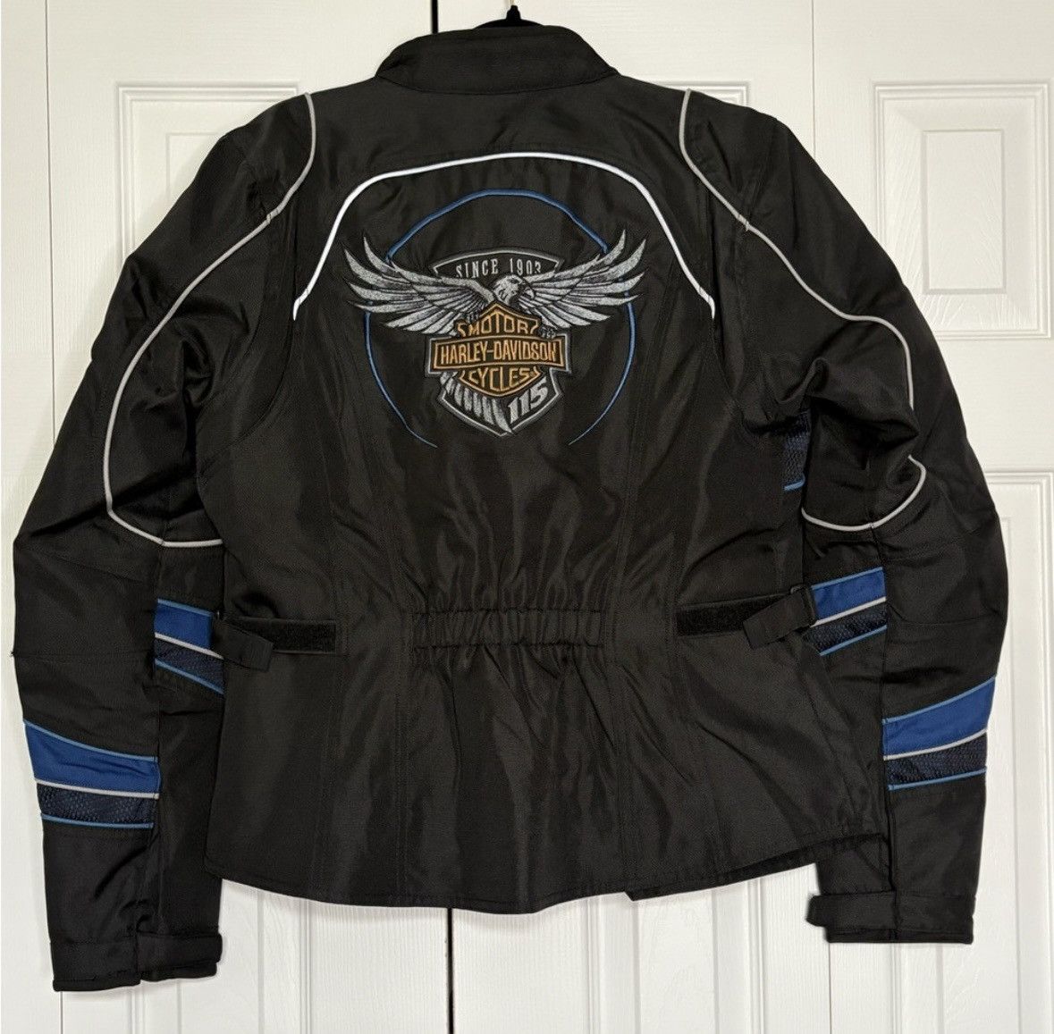 Harley Davidson Harley Davidson Riding Jacket Black Full Zip Long Sleeve Size L / US 10 / IT 46 - 3 Thumbnail
