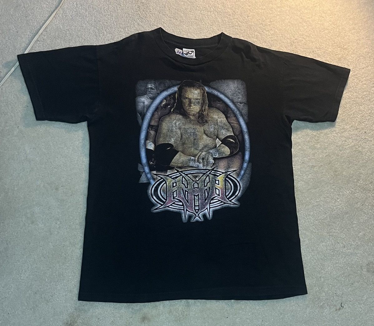 WCW/nWo 1999 TRIPLE H WCW Wrestling Rare Boot Tee 22x28 Size US L / EU 52-54 / 3 - 1 Thumbnail