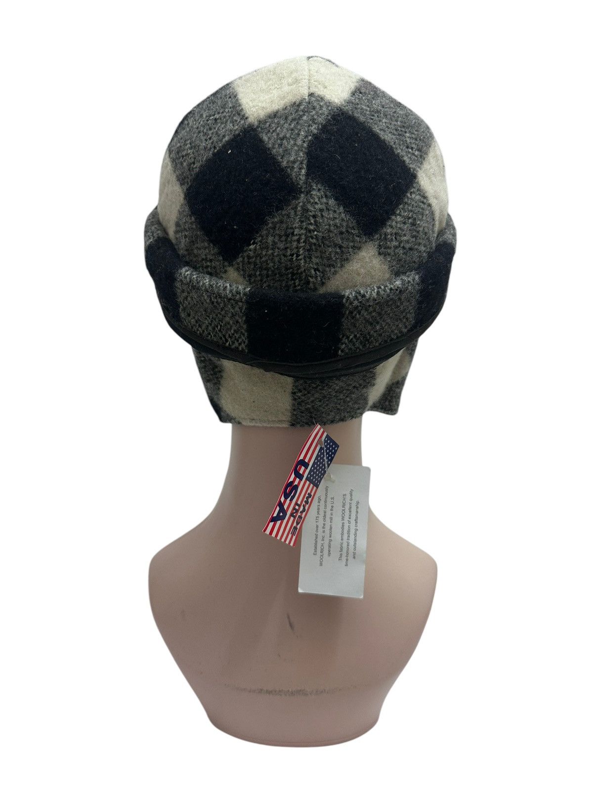 Vintage × Woolrich Woolen Mills RARE ‼️ Woolrich Woolen Mills Checked Ear Flaps Cap Size ONE SIZE - 5 Thumbnail