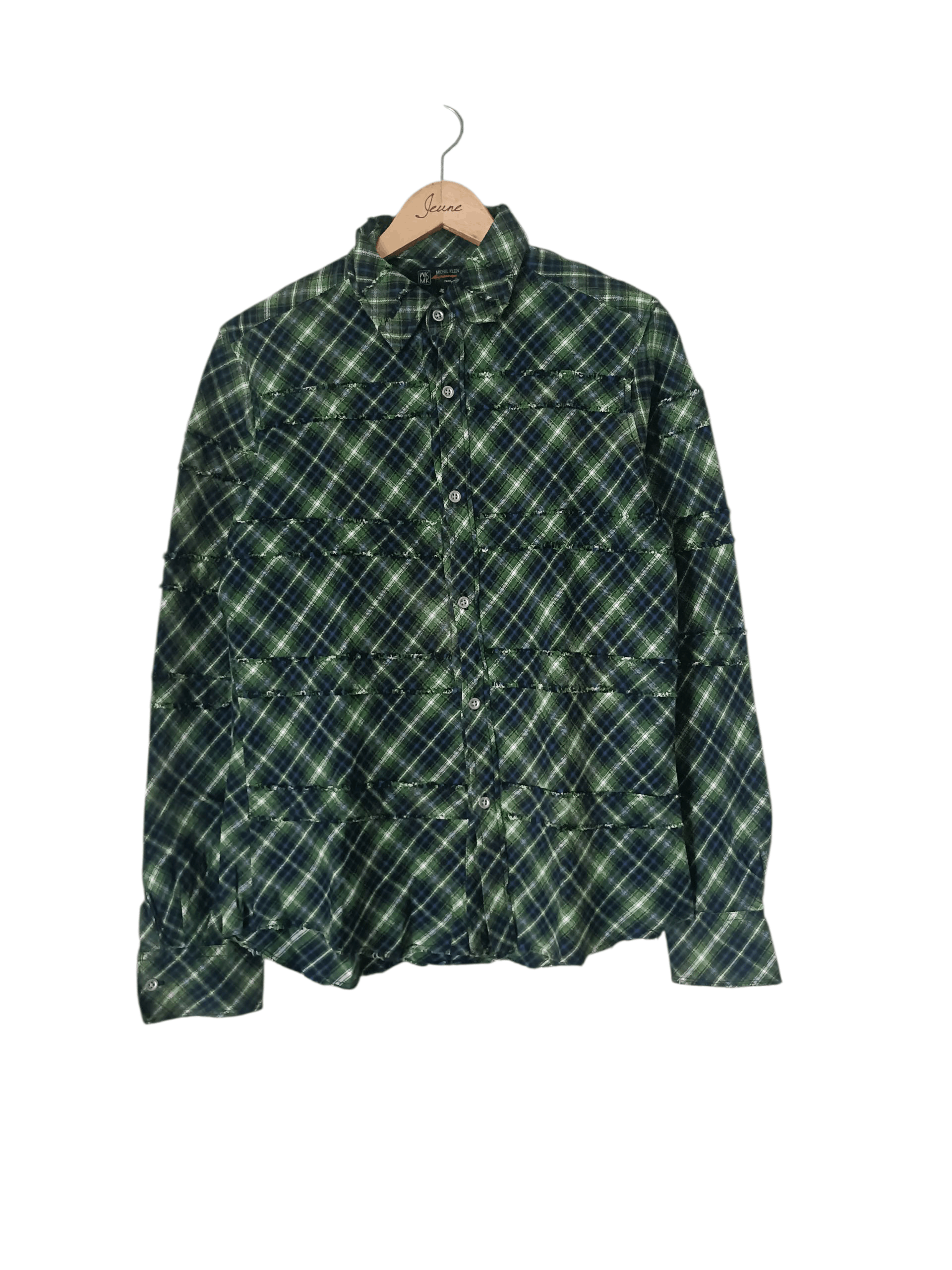 Michel Klein Michel Klein avantgarde flannel shirt Size US S / EU 44-46 / 1 - 1 Thumbnail