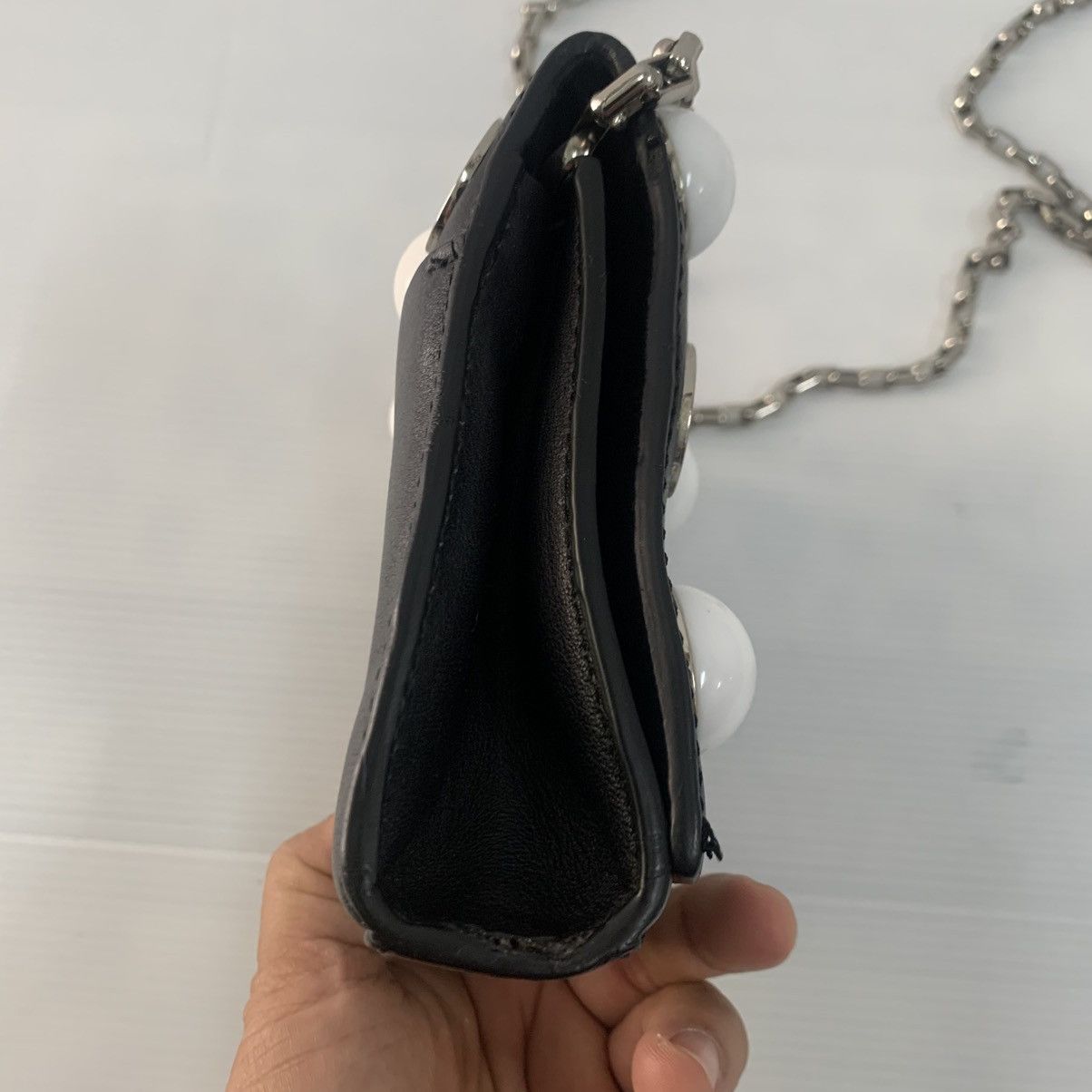 Michael Kors 💥‼️FAST SALE‼️💥Authentic Michael Kors Black Leather Slingbag Size ONE SIZE - 6 Thumbnail