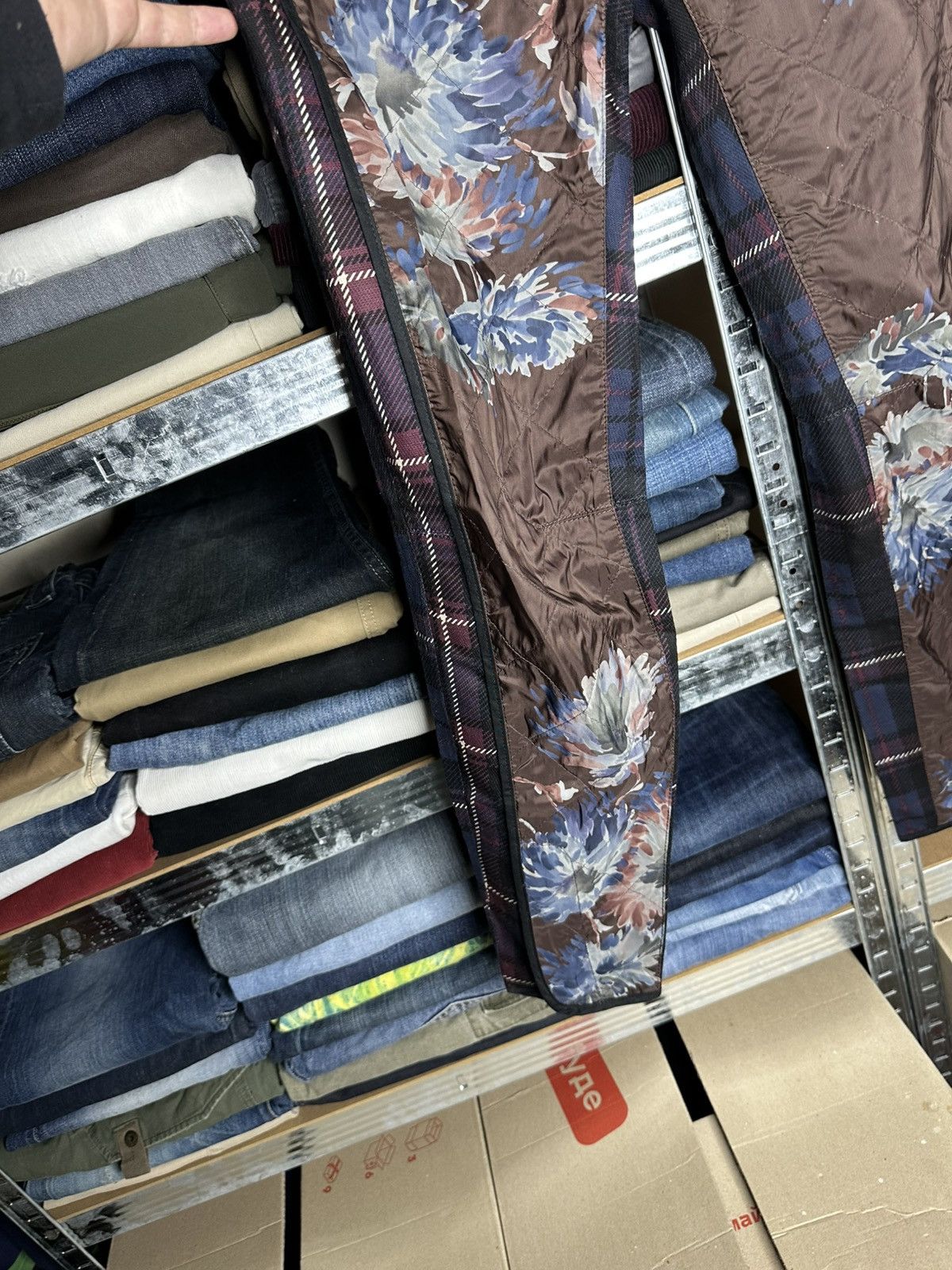 Dries Van Noten Dries Van Noten Quilted Floral Plaid Pants Size 36 Size 26" / US 2 / IT 38 - 5 Thumbnail