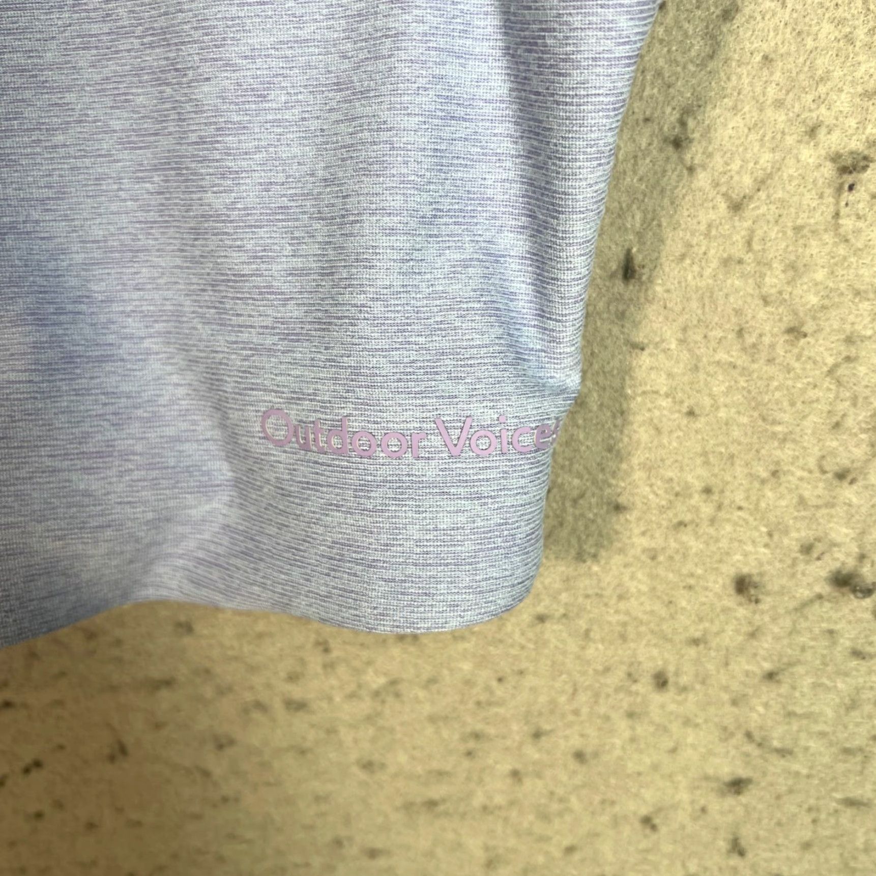 Outdoor Voices Outdoor Voices Tank Top Womens XS Blue Cropped Athletic Sleeveless Pullover Activewear Shirt/Top] Size XS / US 0-2 / IT 36-38 - 6 Thumbnail