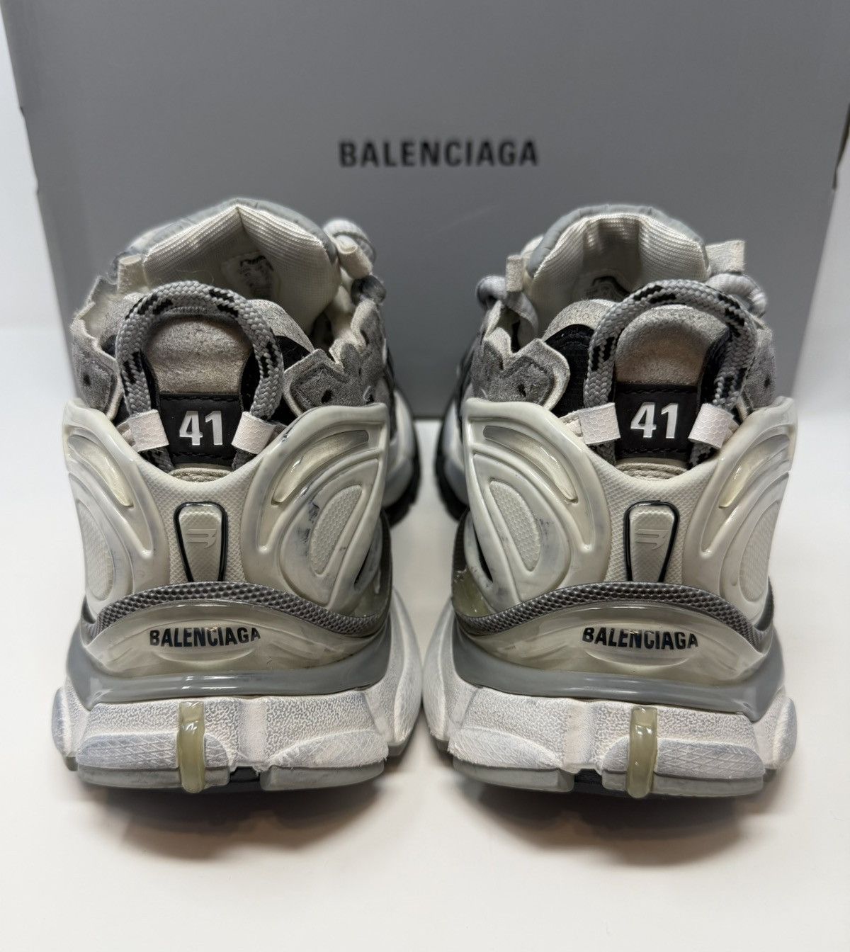 Balenciaga Balenciaga Runner Sneaker Grey/White/Black Size US 8 / EU 41 - 5 Thumbnail